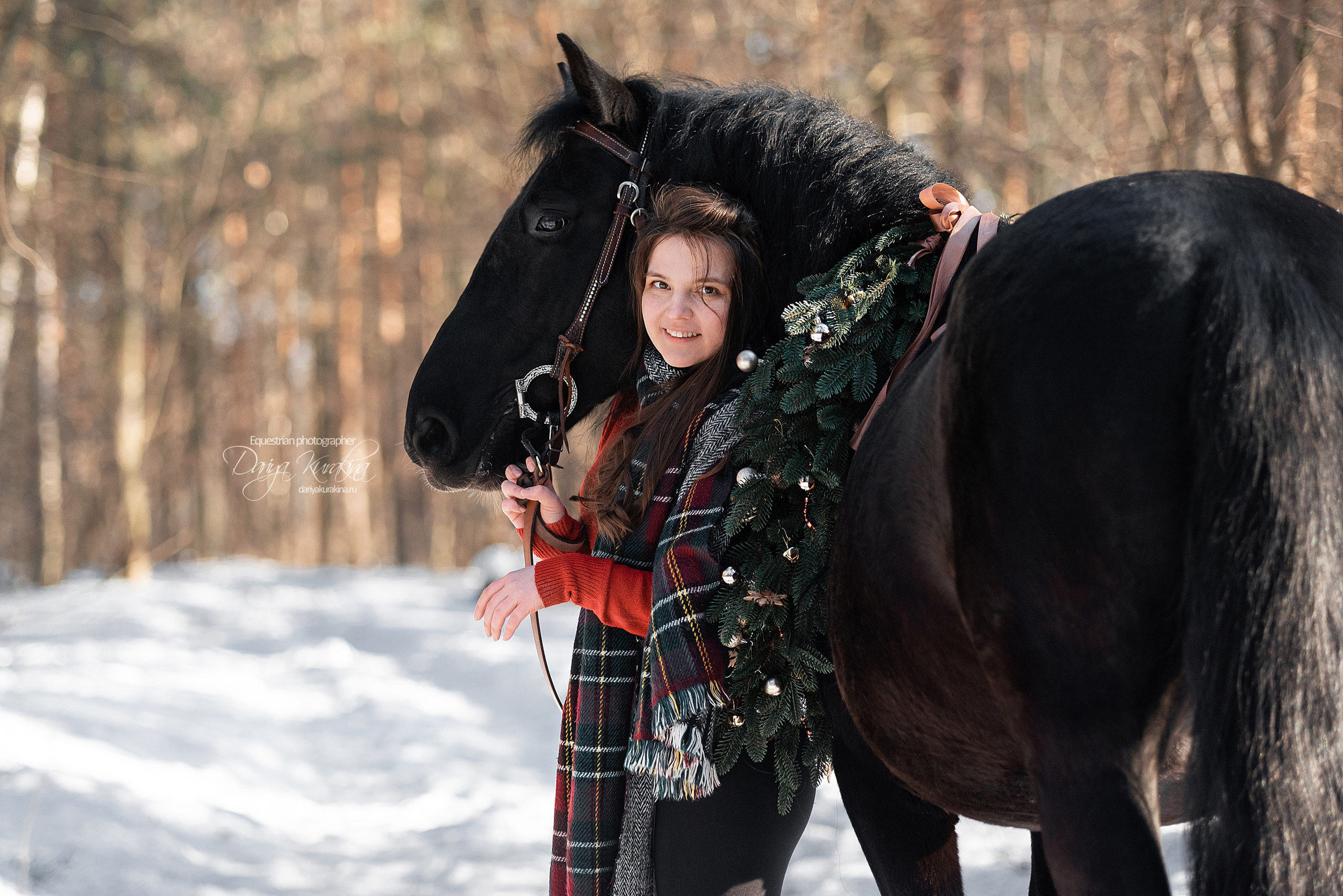 Лера и Бейлис. Конный фотограф Куракина Дарья • Фотосессии с лошадьми