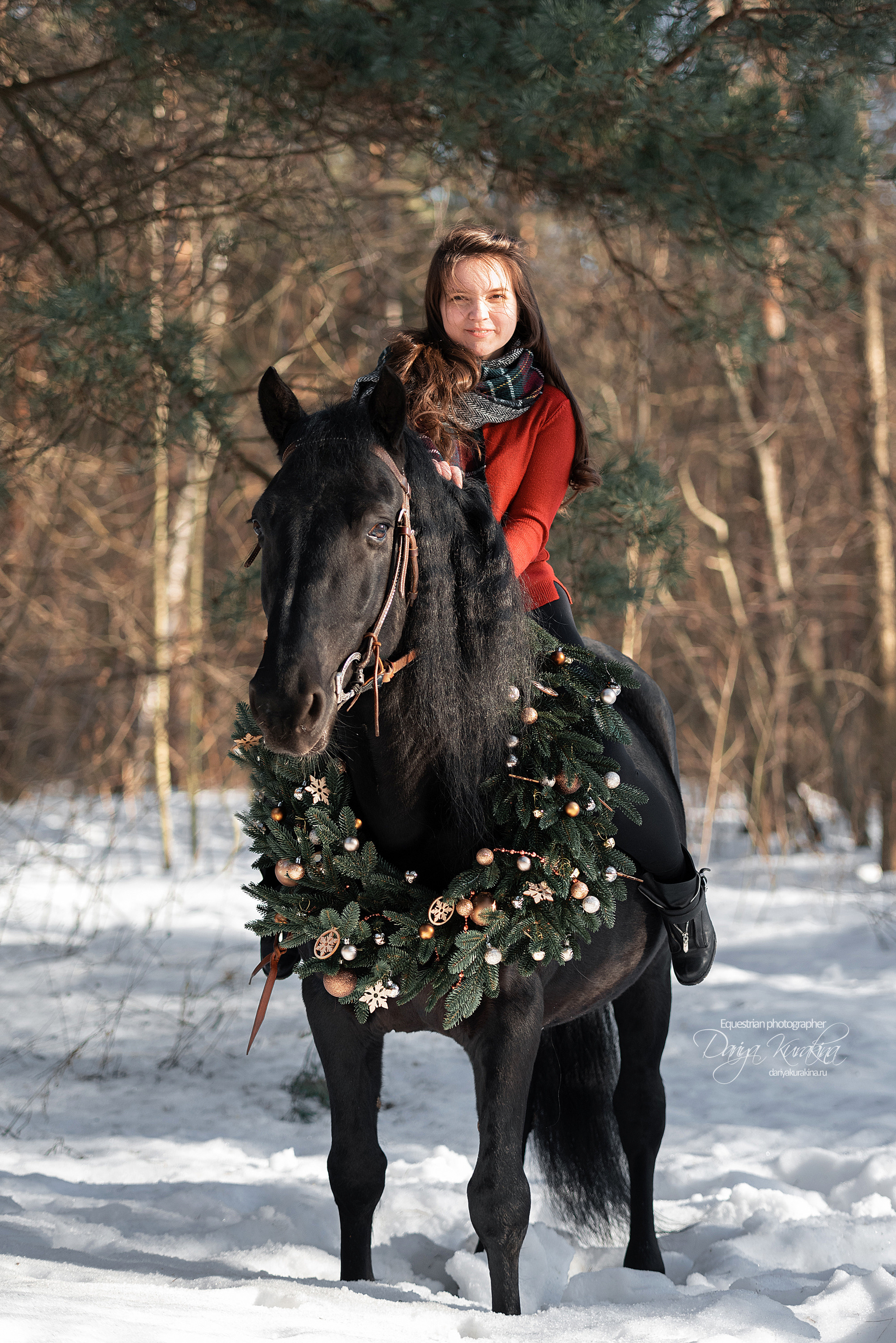 Лера и Бейлис. Конный фотограф Куракина Дарья • Фотосессии с лошадьми