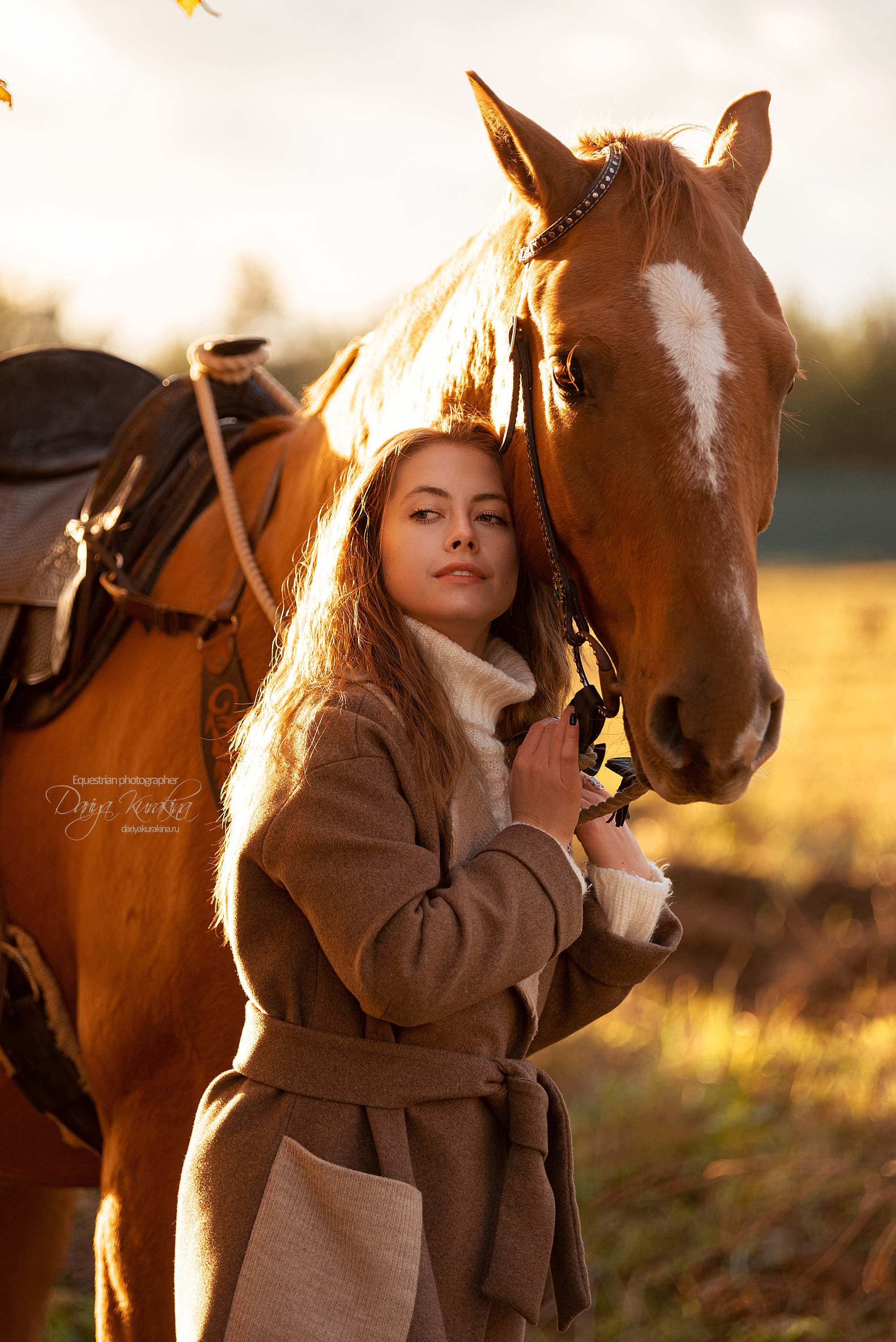 Юля, Маша и Барабан. Конный фотограф Куракина Дарья • Фотосессии с лошадьми