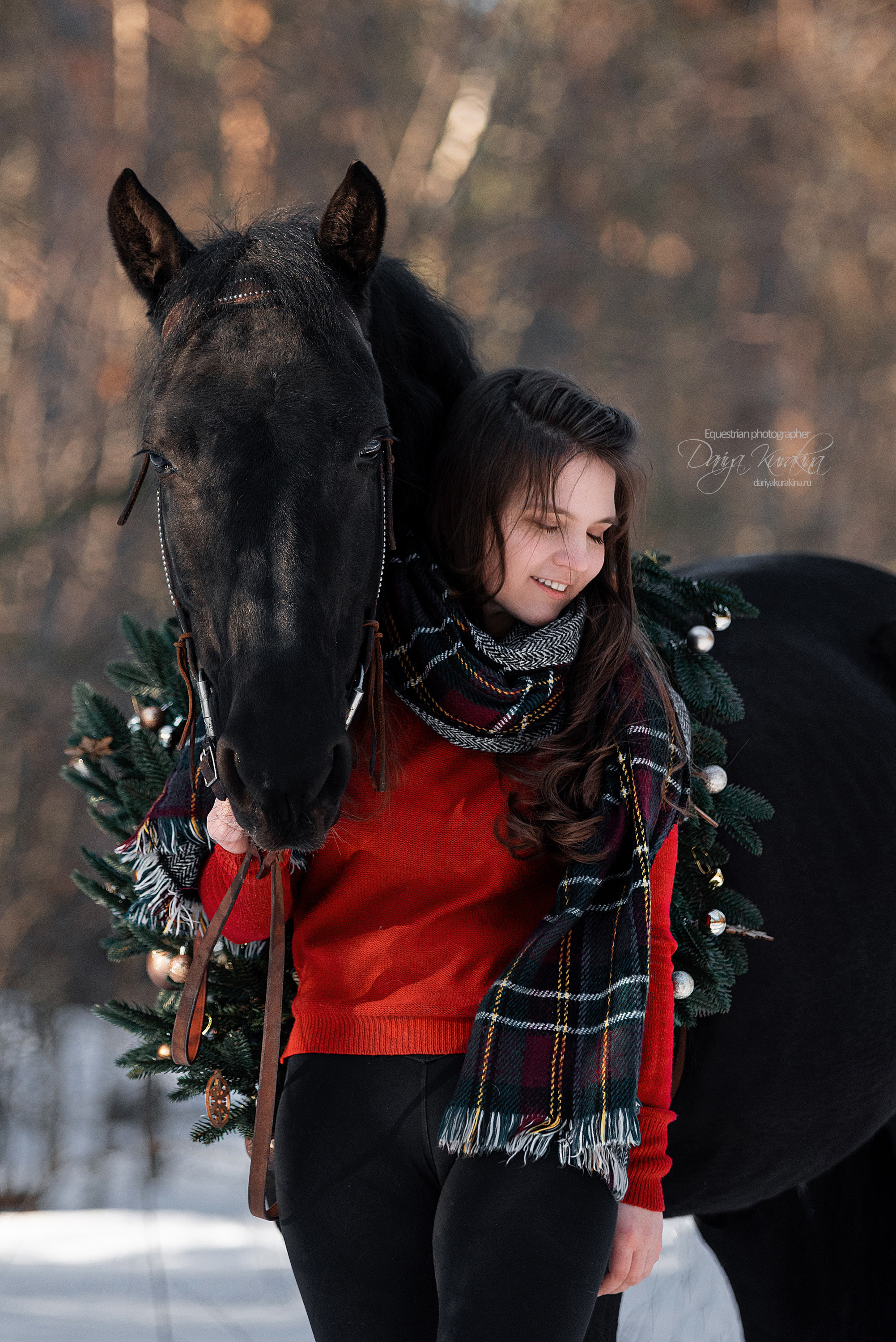 Лера и Бейлис. Конный фотограф Куракина Дарья • Фотосессии с лошадьми