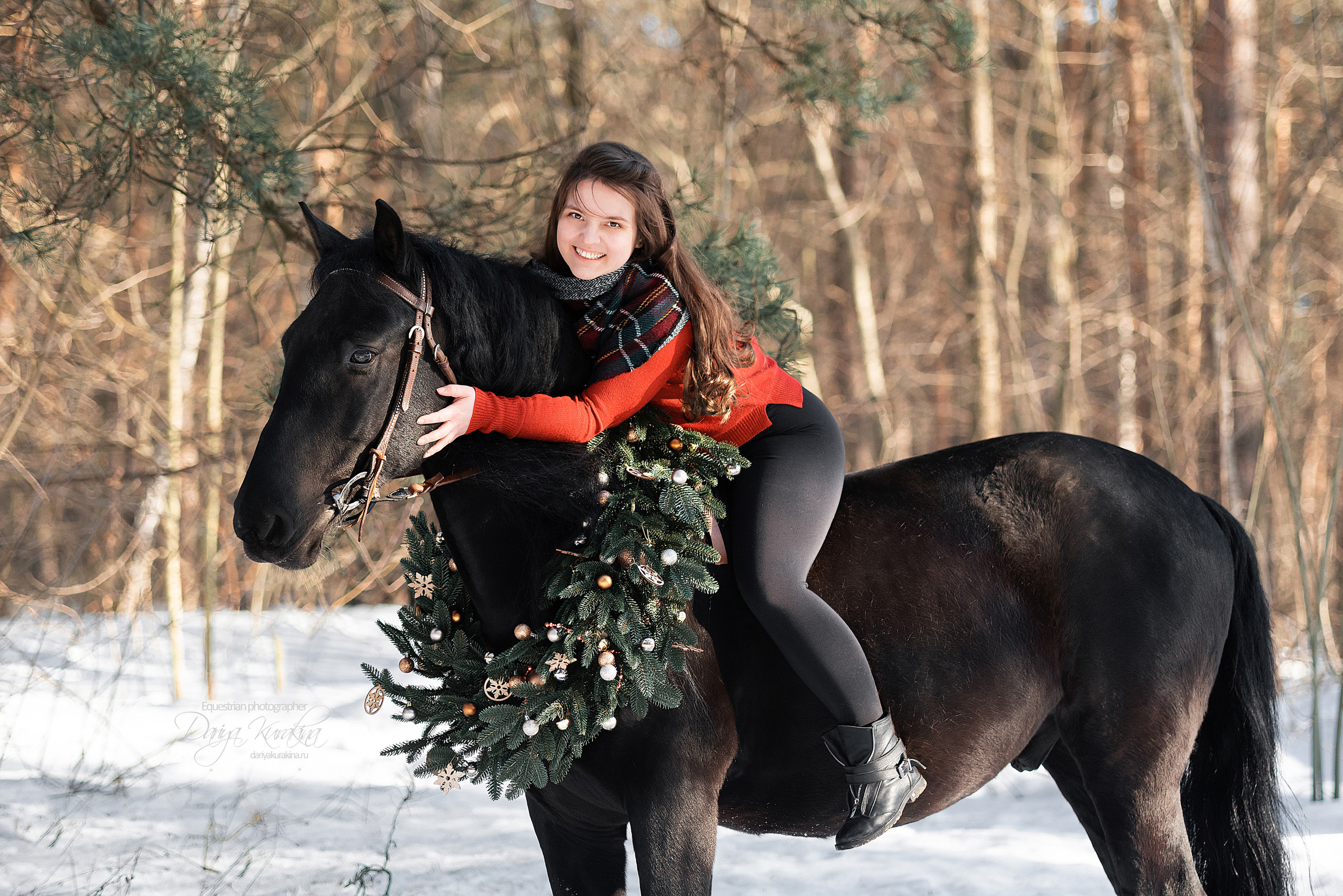 Лера и Бейлис. Конный фотограф Куракина Дарья • Фотосессии с лошадьми