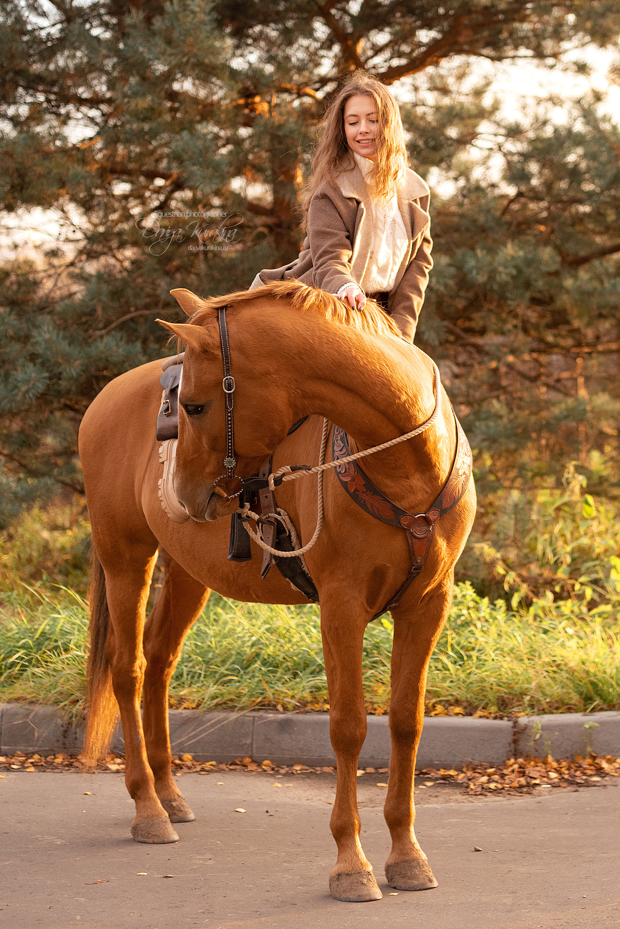 Юля, Маша и Барабан. Конный фотограф Куракина Дарья • Фотосессии с лошадьми