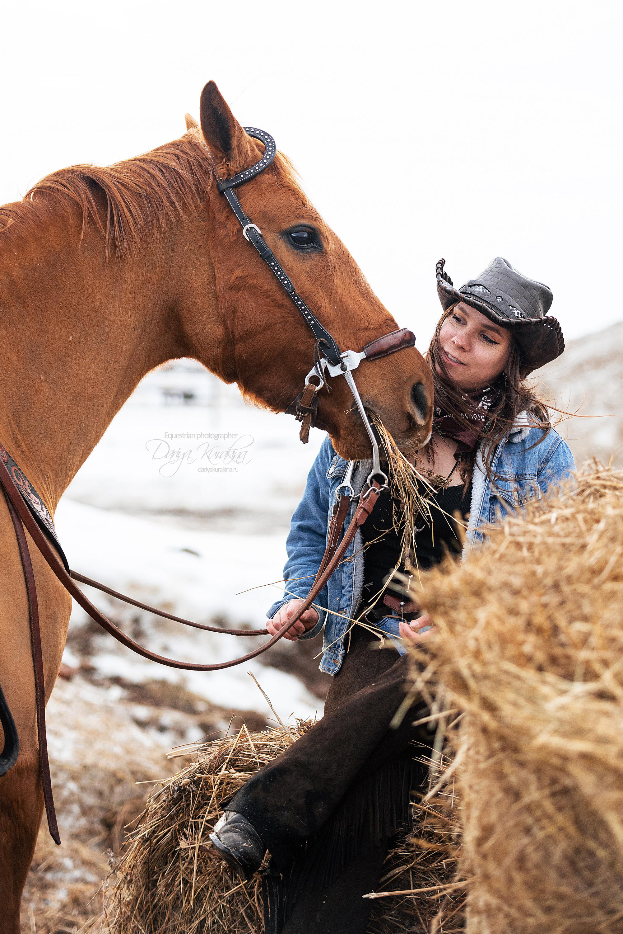 Таня и Барабан. Конный фотограф Куракина Дарья • Фотосессии с лошадьми