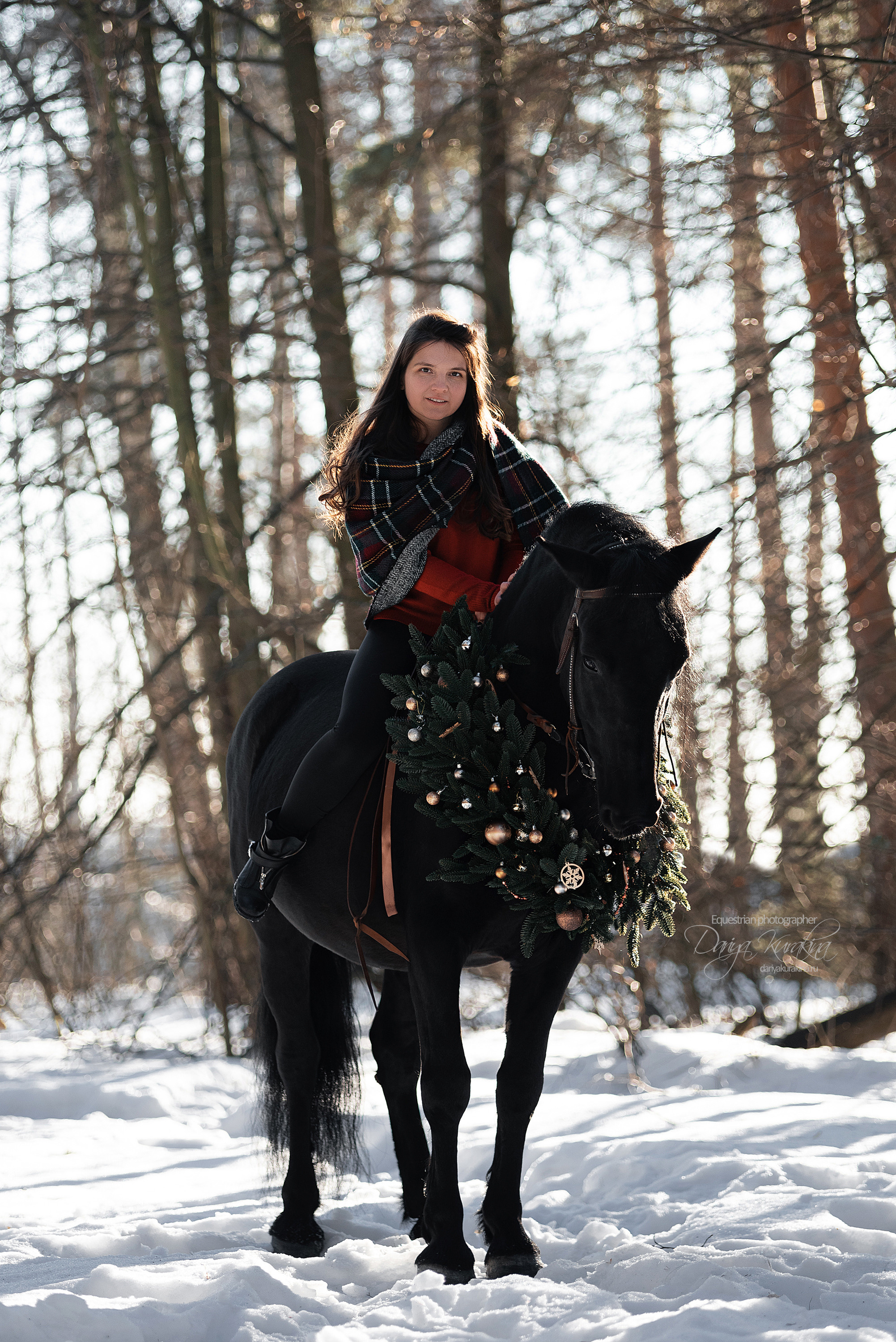Лера и Бейлис. Конный фотограф Куракина Дарья • Фотосессии с лошадьми