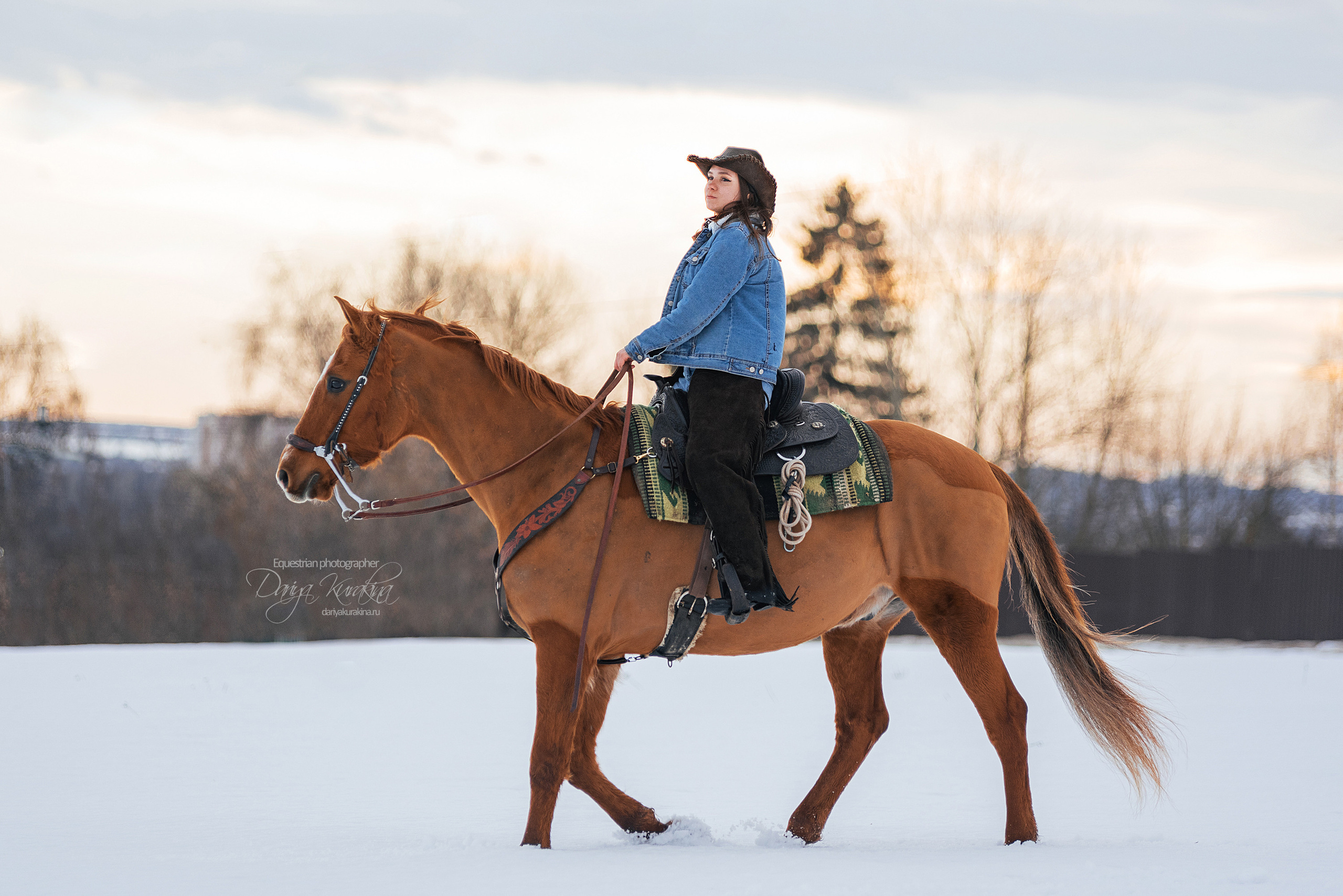 Таня и Барабан. Конный фотограф Куракина Дарья • Фотосессии с лошадьми
