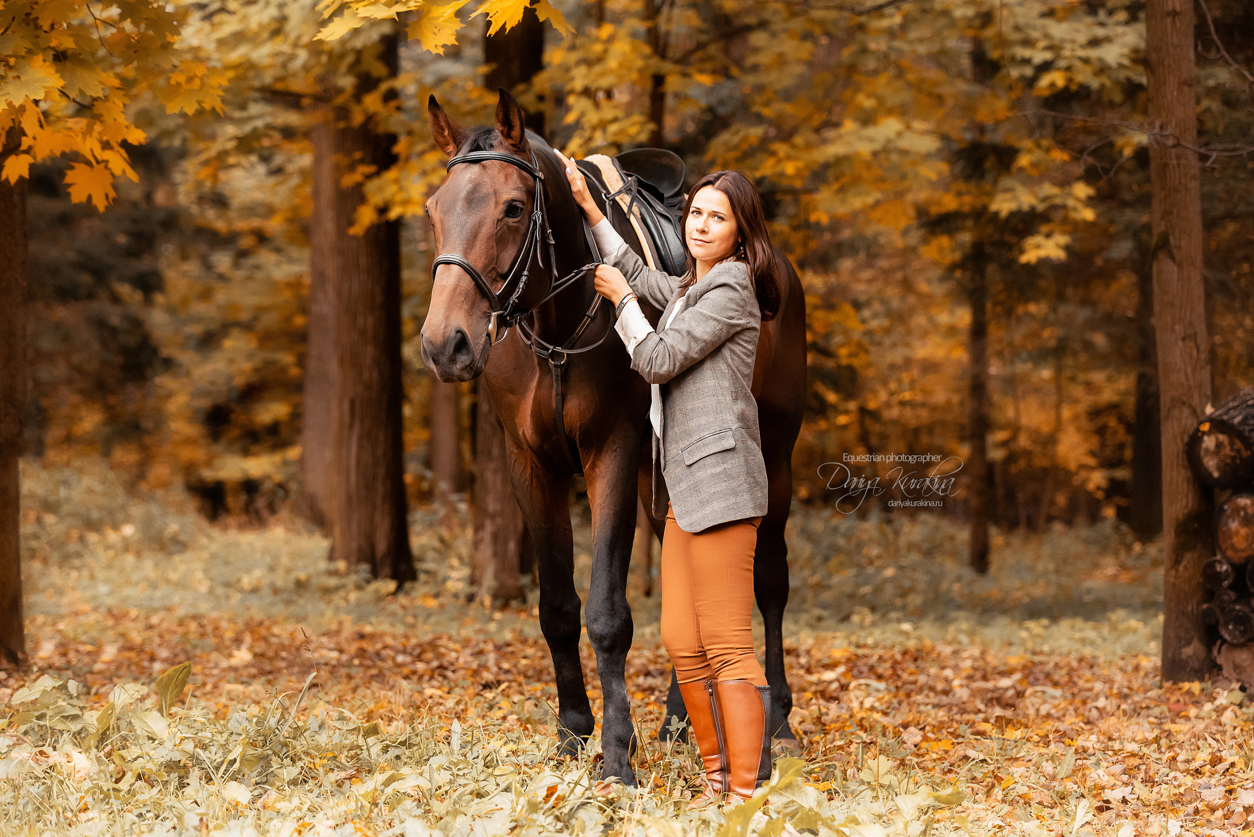 Юля и Максимус. Конный фотограф Куракина Дарья • Фотосессии с лошадьми