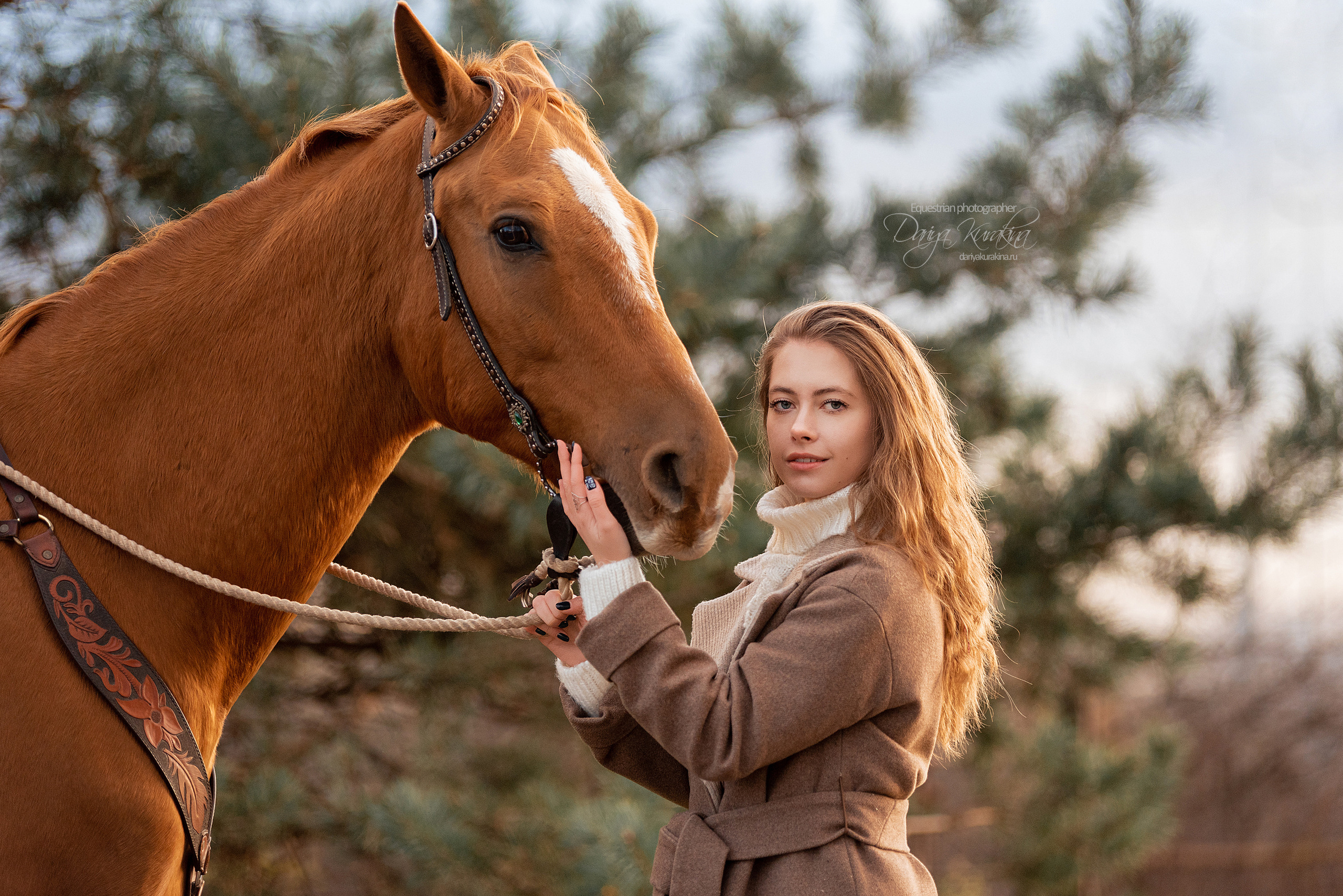 Юля, Маша и Барабан. Конный фотограф Куракина Дарья • Фотосессии с лошадьми