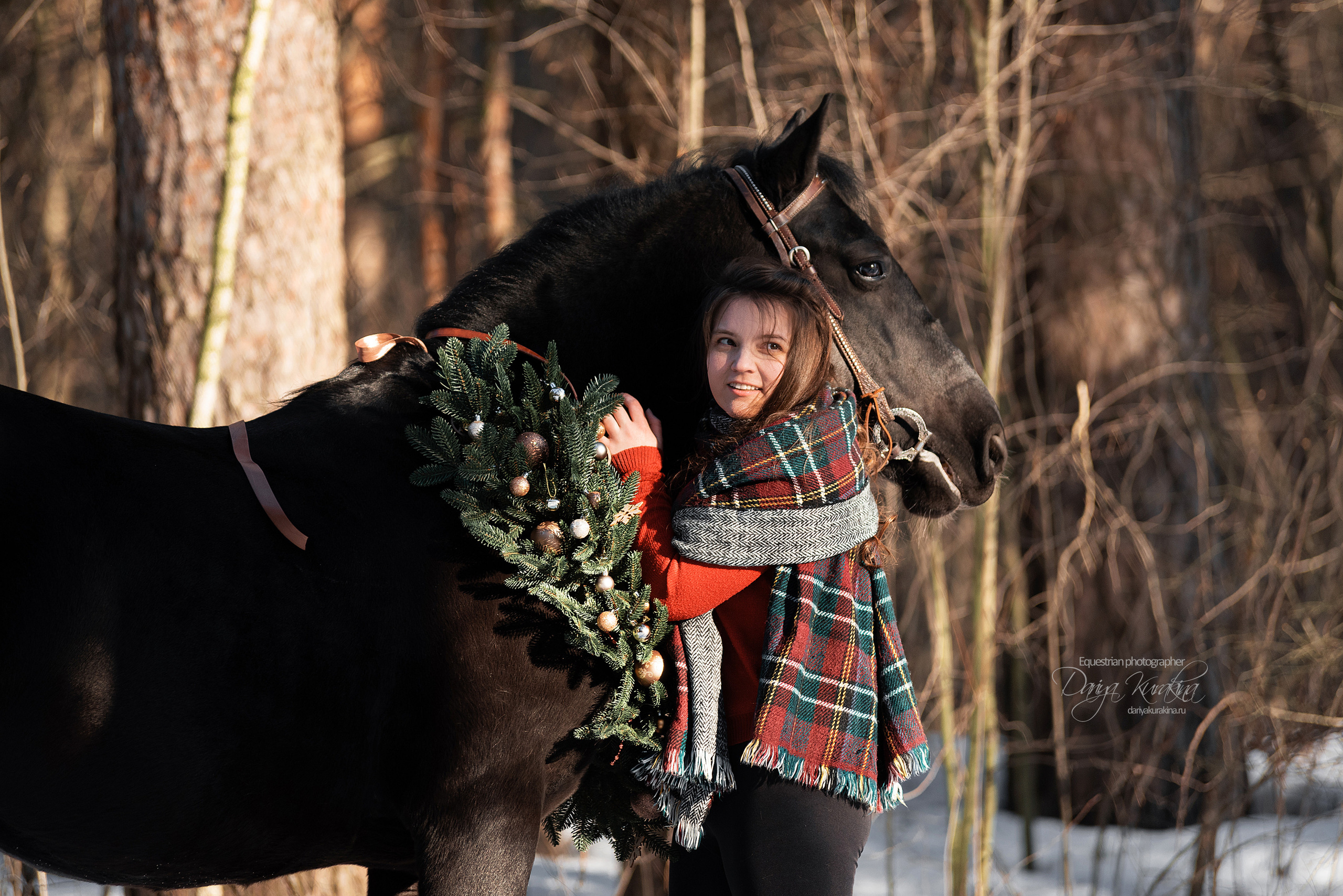 Лера и Бейлис. Конный фотограф Куракина Дарья • Фотосессии с лошадьми