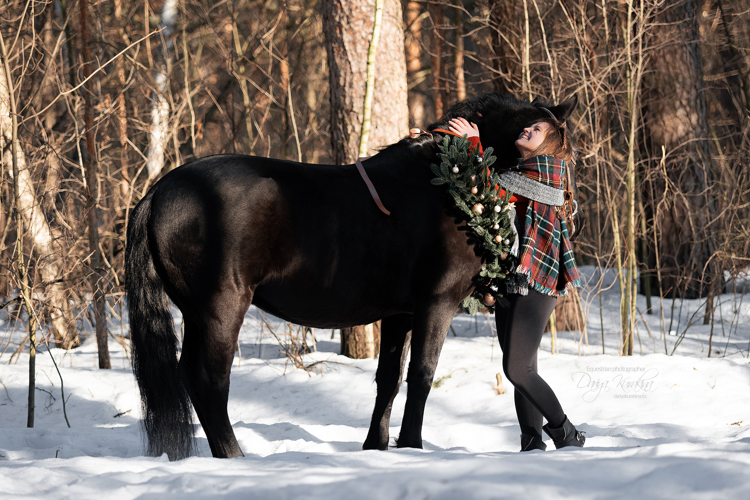 Лера и Бейлис. Конный фотограф Куракина Дарья • Фотосессии с лошадьми