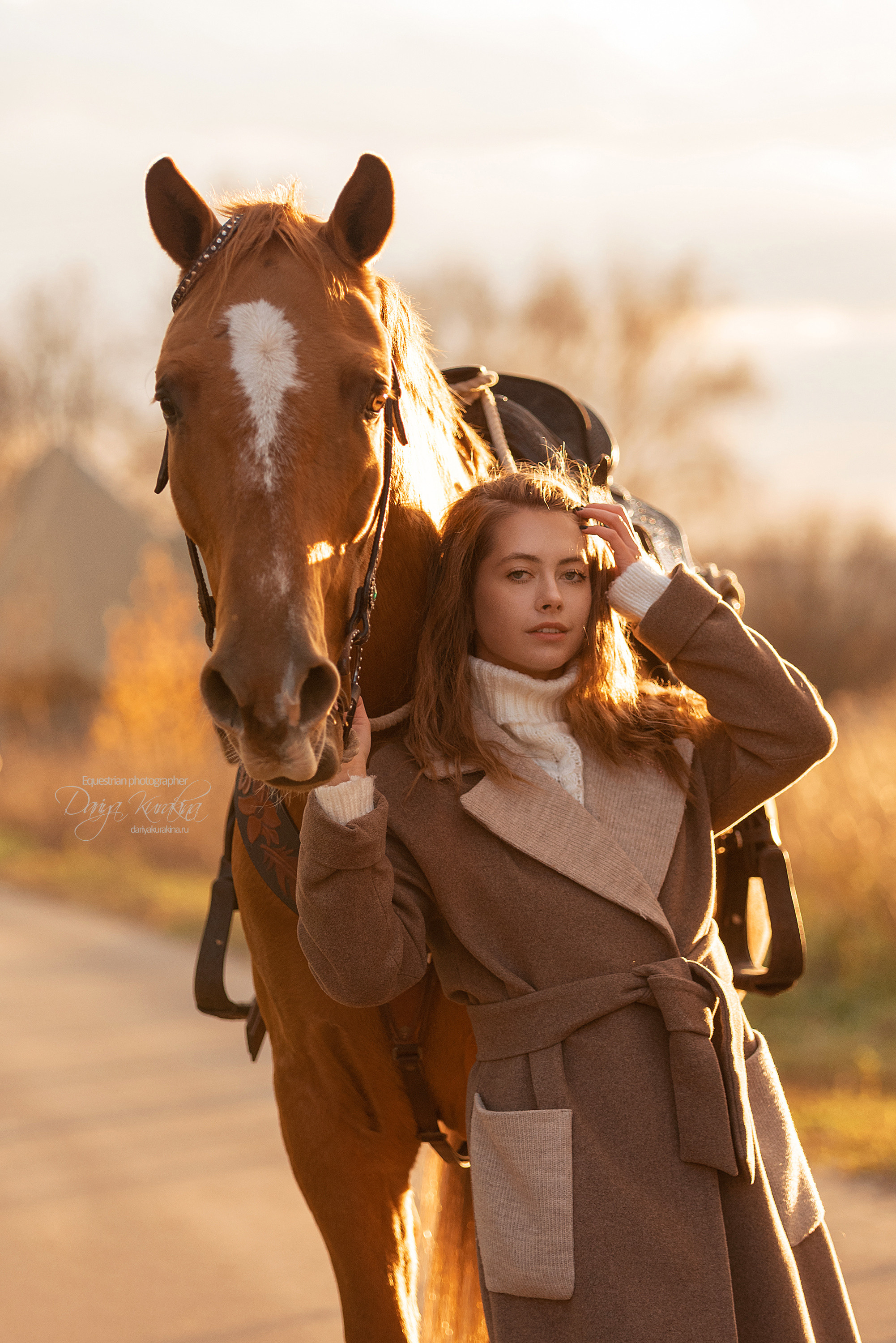 Юля, Маша и Барабан. Конный фотограф Куракина Дарья • Фотосессии с лошадьми