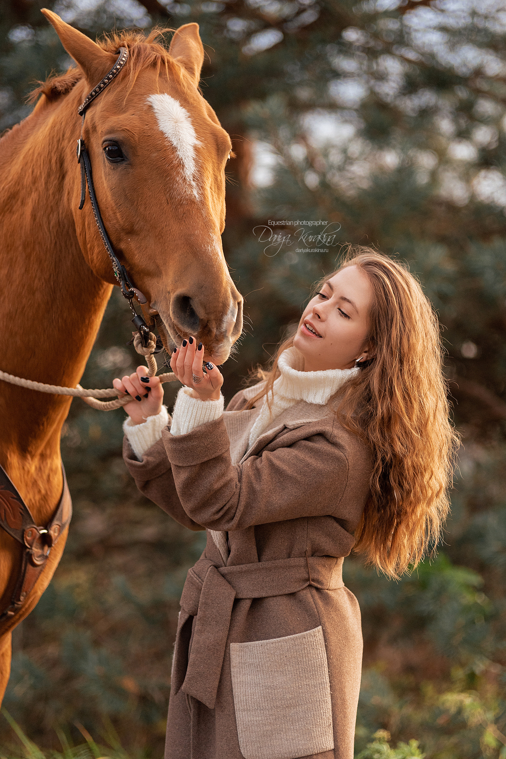 Юля, Маша и Барабан. Конный фотограф Куракина Дарья • Фотосессии с лошадьми