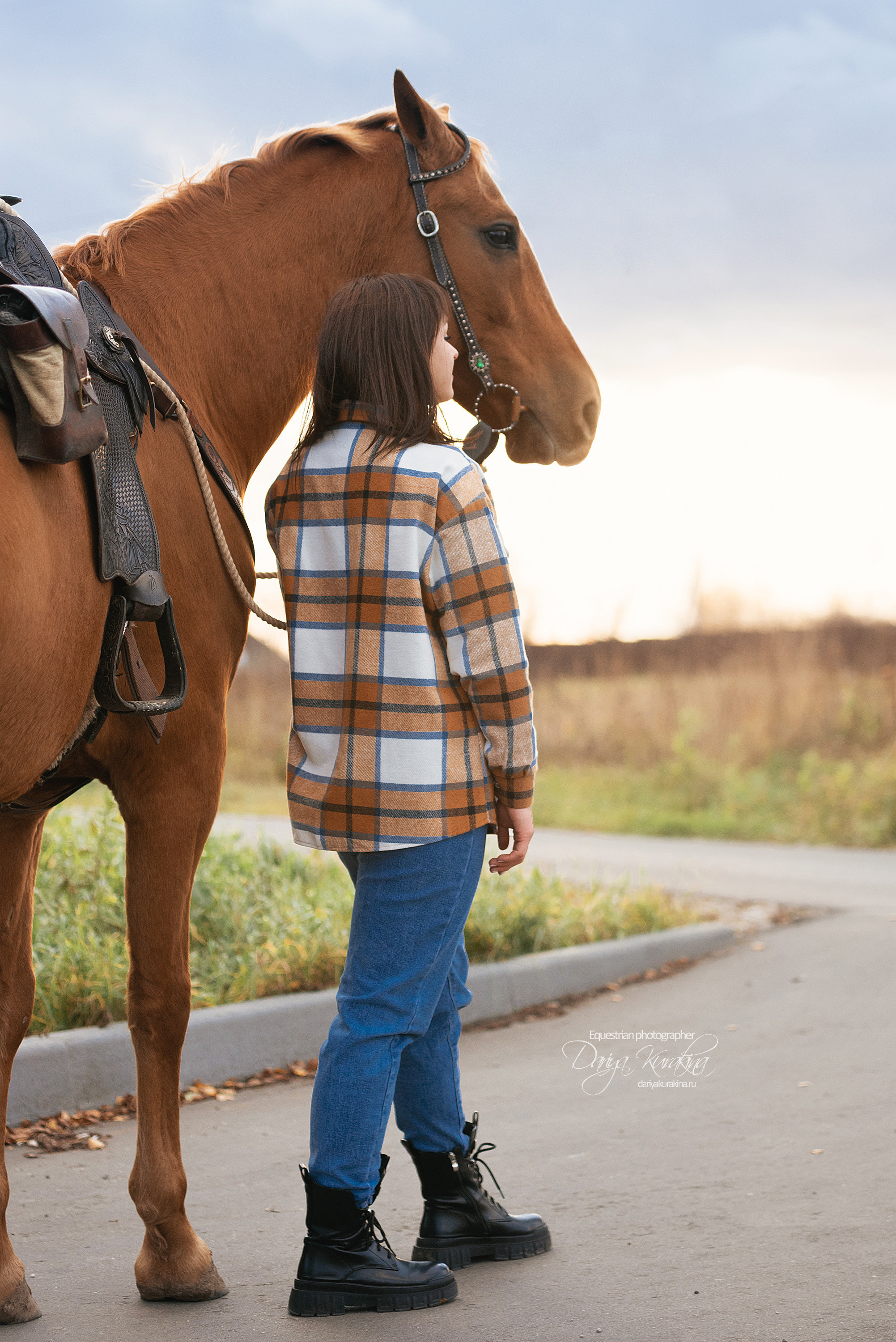 Юля, Маша и Барабан. Конный фотограф Куракина Дарья • Фотосессии с лошадьми