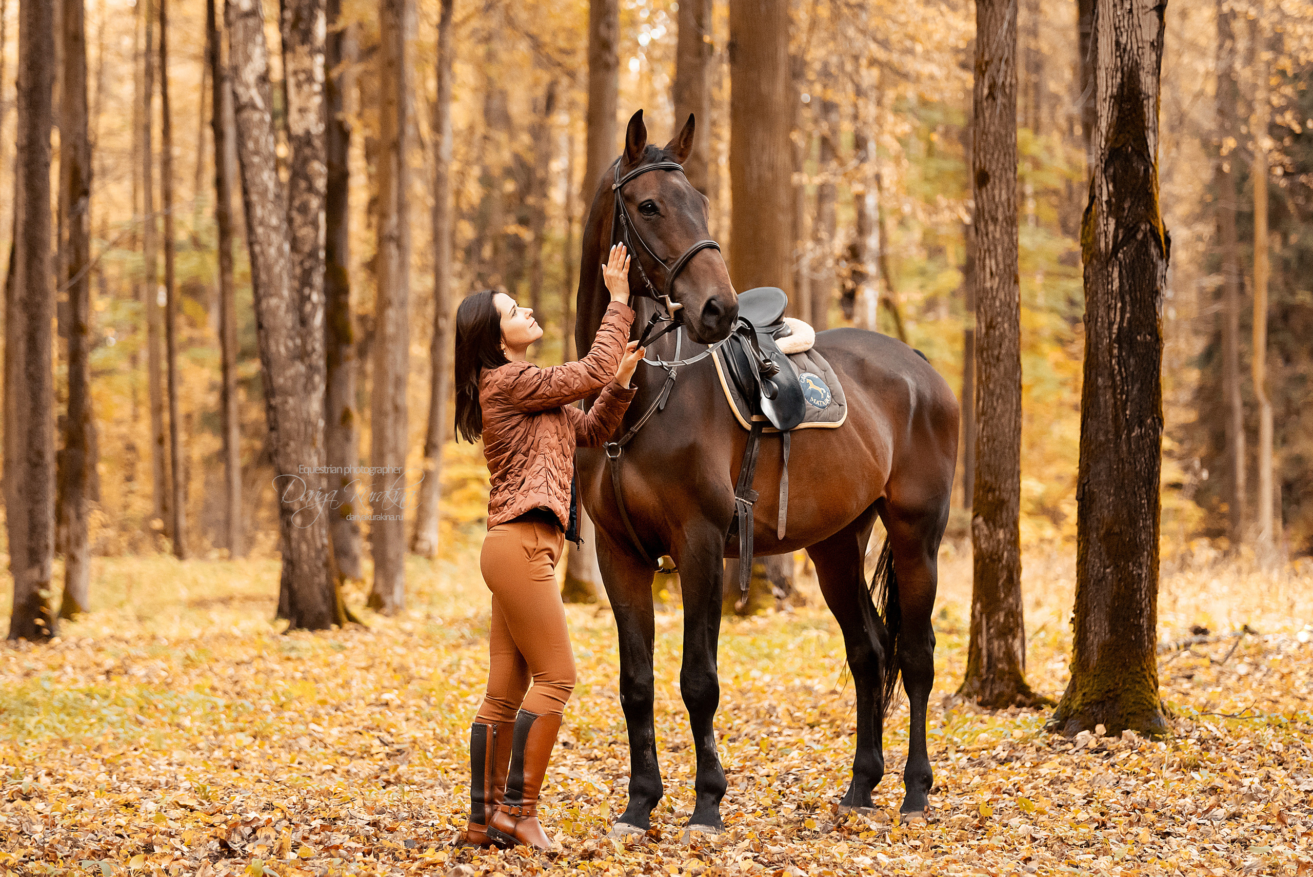 Юля и Максимус. Конный фотограф Куракина Дарья • Фотосессии с лошадьми