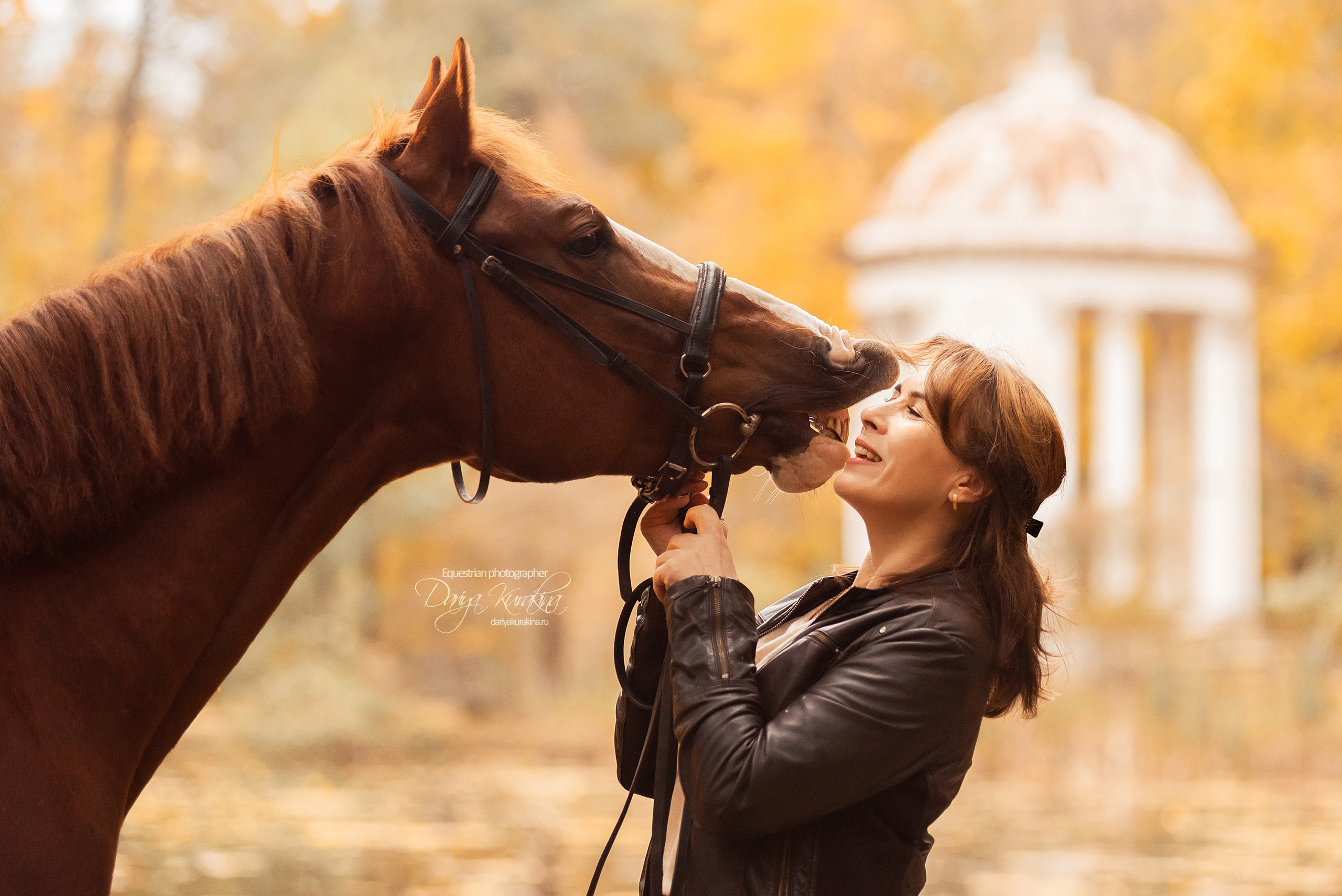 Оксана и Атос. Конный фотограф Куракина Дарья • Фотосессии с лошадьми