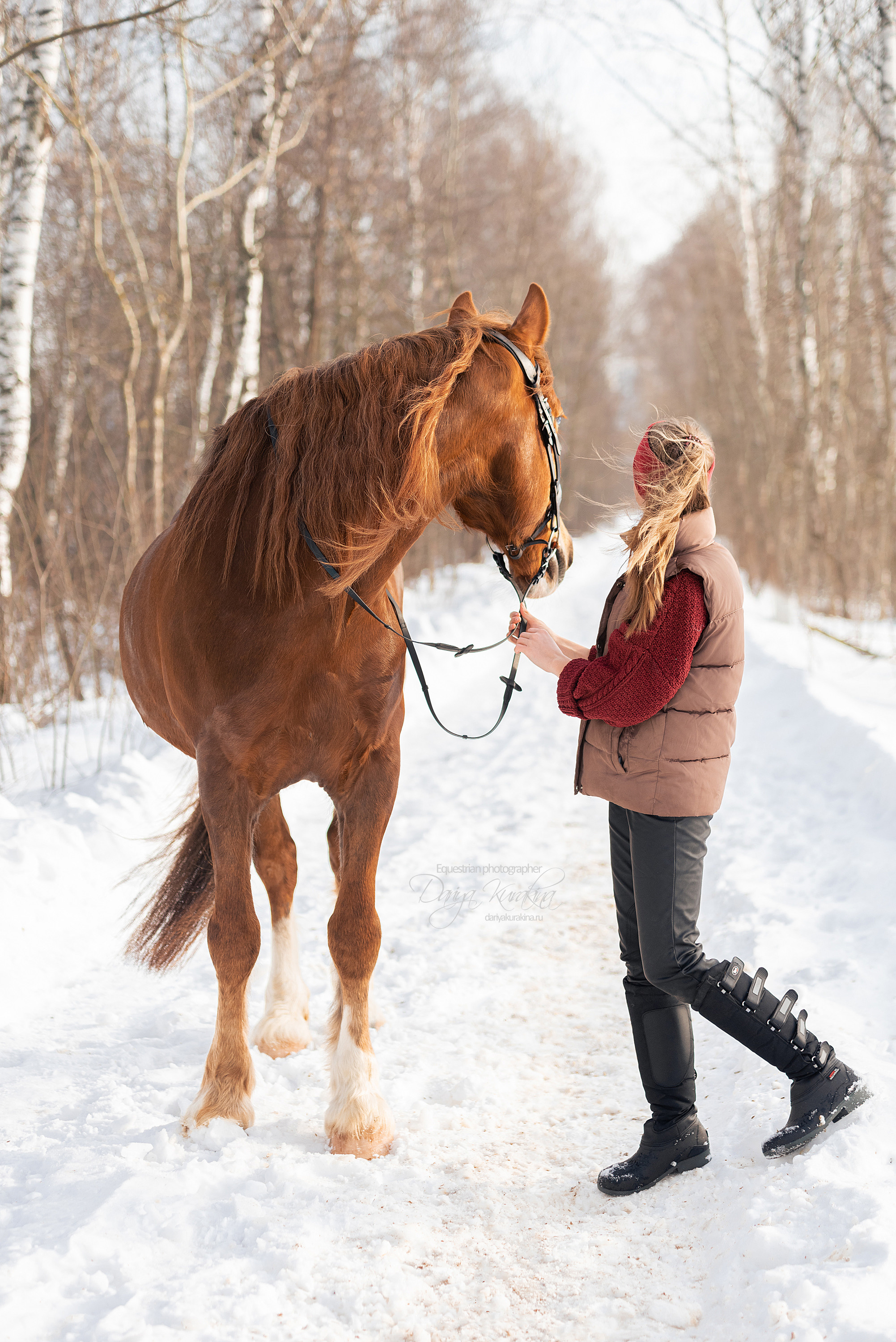 Лиза и Ригард. Конный фотограф Куракина Дарья • Фотосессии с лошадьми