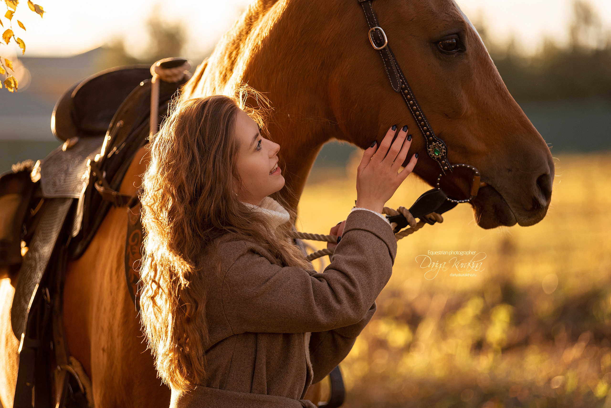 Юля, Маша и Барабан. Конный фотограф Куракина Дарья • Фотосессии с лошадьми