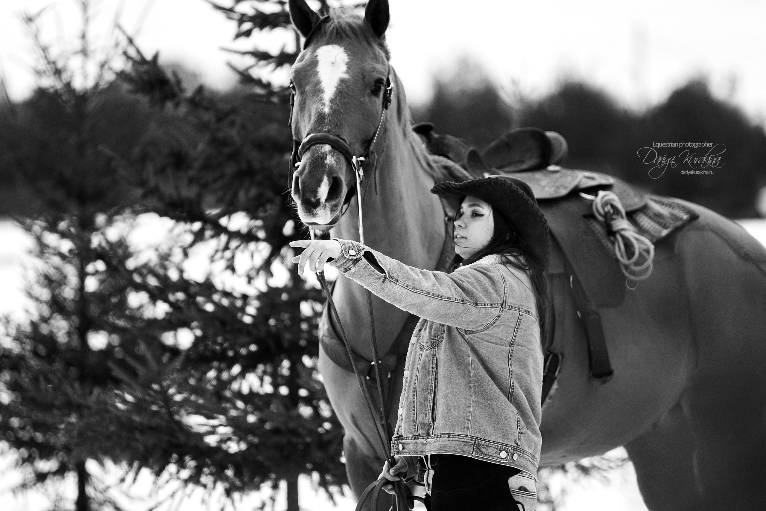 Таня и Барабан. Конный фотограф Куракина Дарья • Фотосессии с лошадьми
