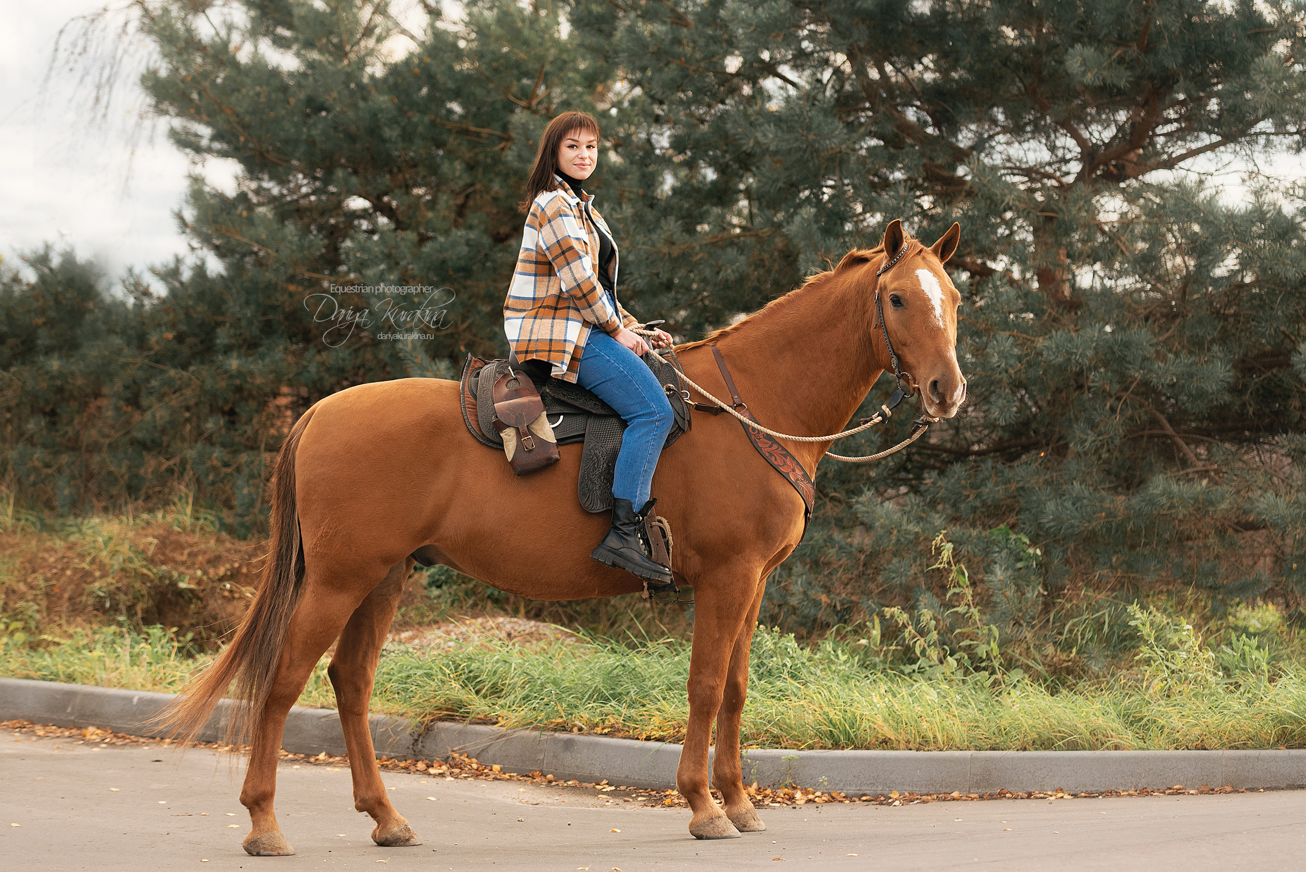 Юля, Маша и Барабан. Конный фотограф Куракина Дарья • Фотосессии с лошадьми