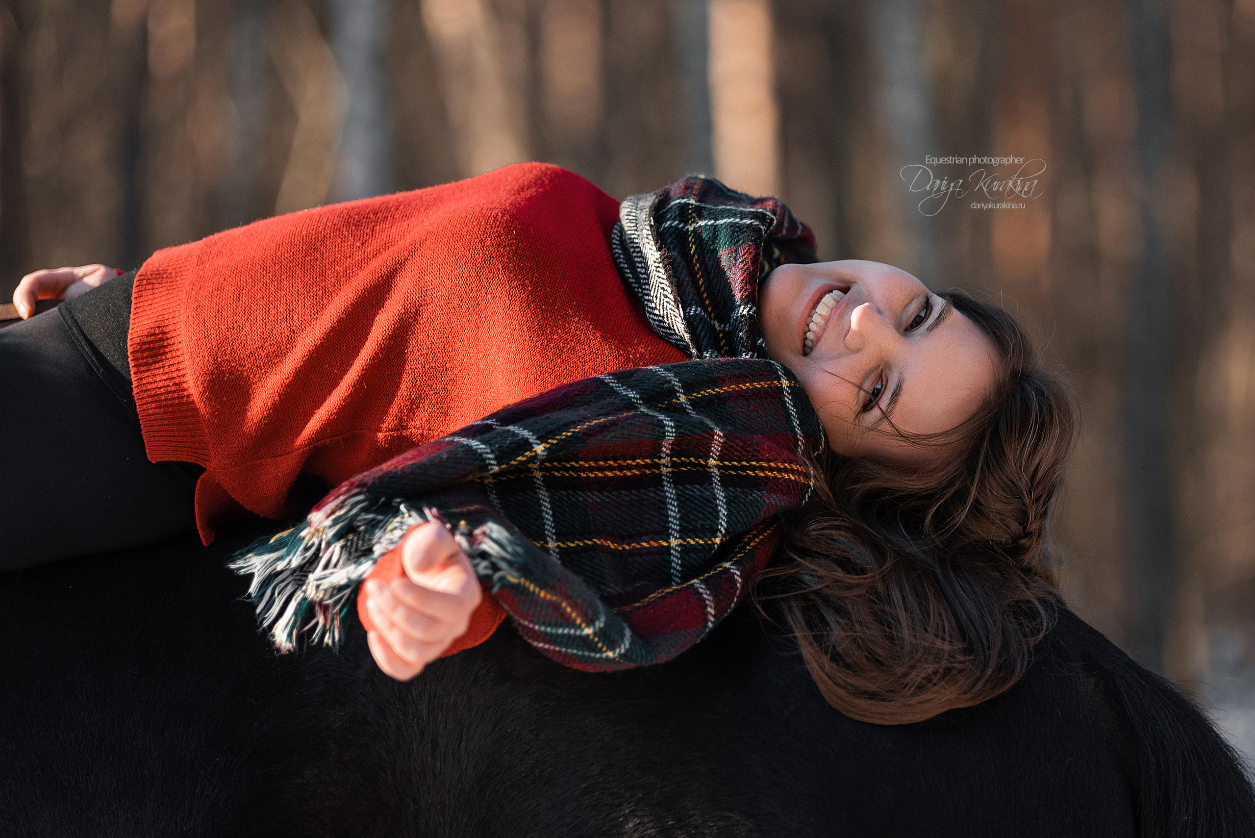 Лера и Бейлис. Конный фотограф Куракина Дарья • Фотосессии с лошадьми