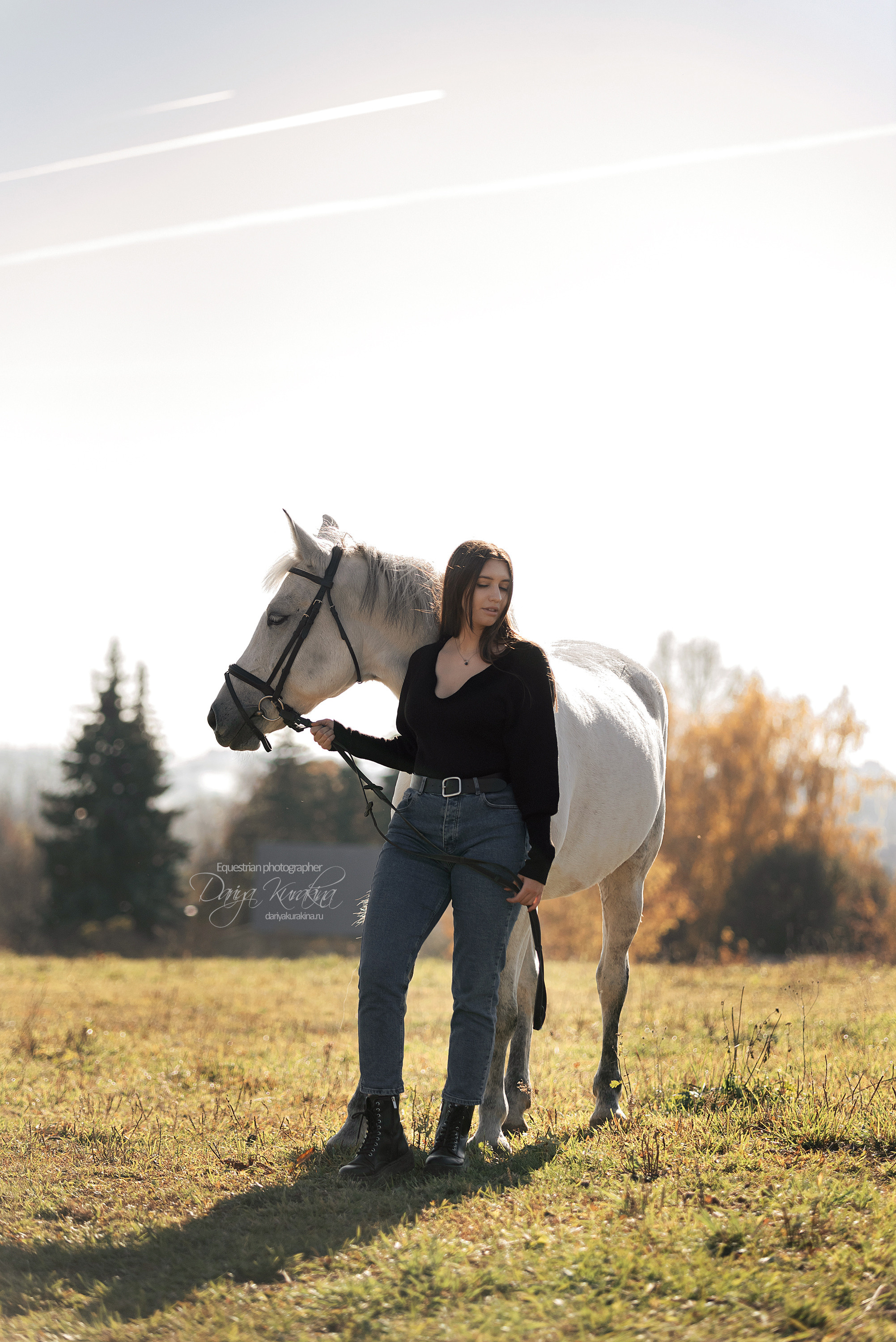 Юля и Гера. Конный фотограф Куракина Дарья • Фотосессии с лошадьми