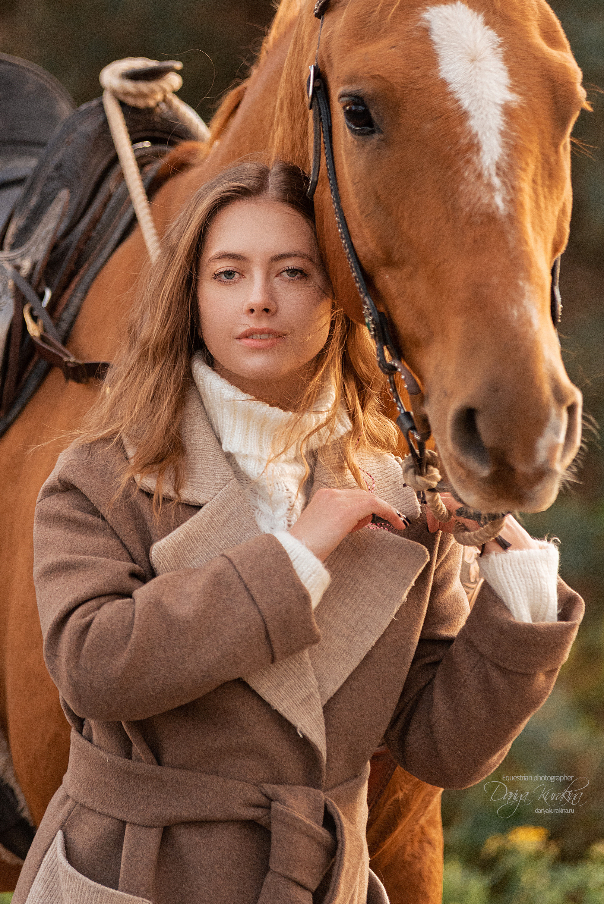 Юля, Маша и Барабан. Конный фотограф Куракина Дарья • Фотосессии с лошадьми