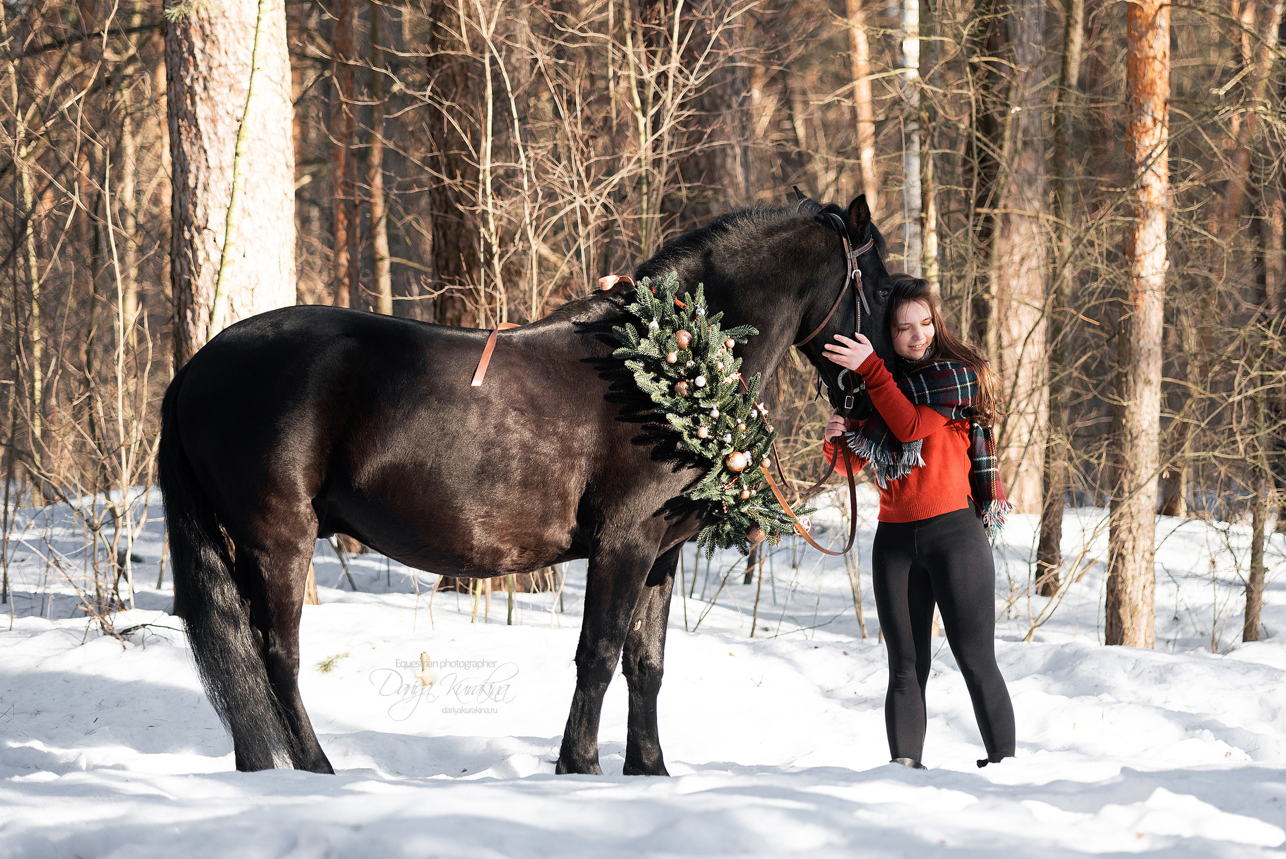 Лера и Бейлис. Конный фотограф Куракина Дарья • Фотосессии с лошадьми