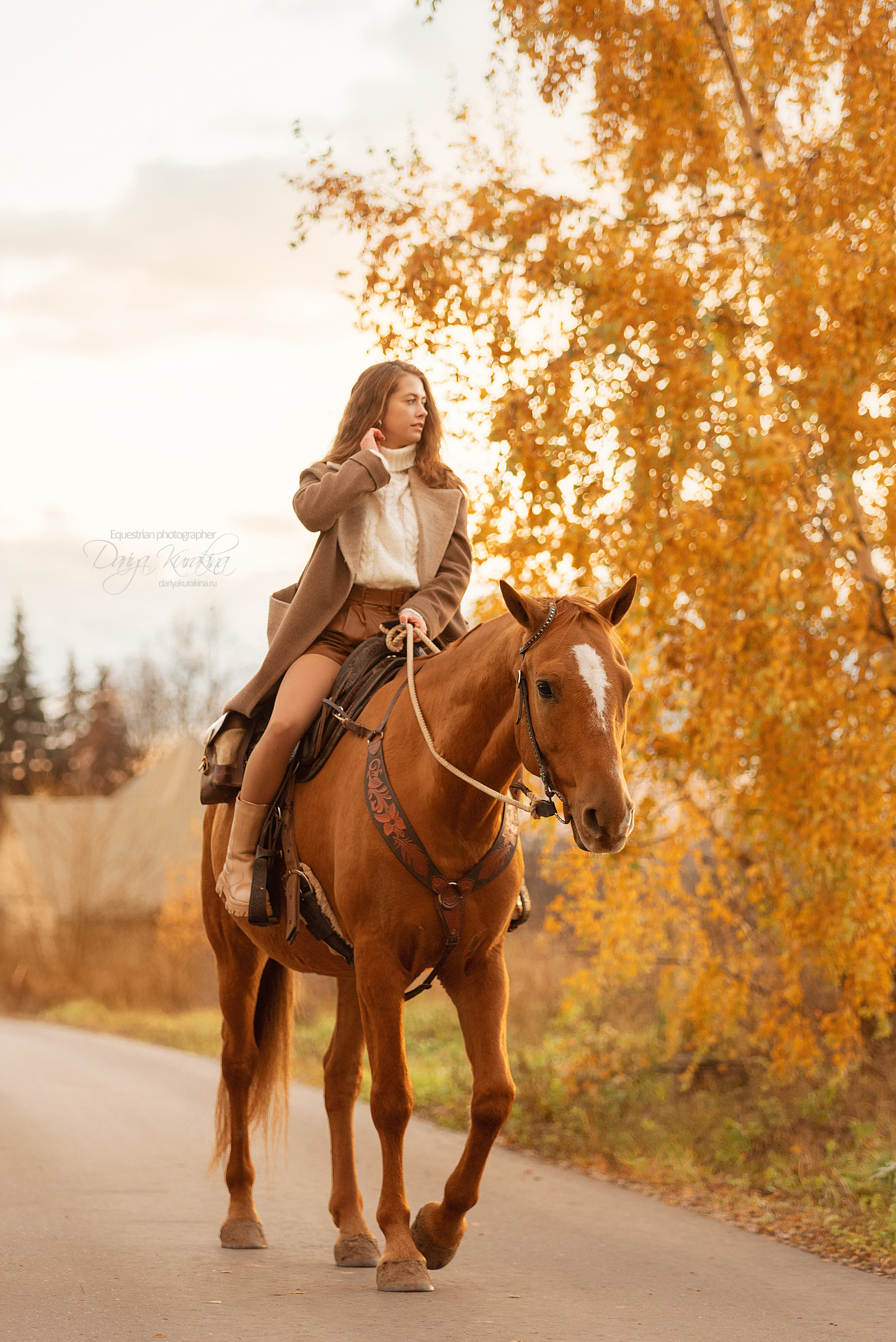 Юля, Маша и Барабан. Конный фотограф Куракина Дарья • Фотосессии с лошадьми