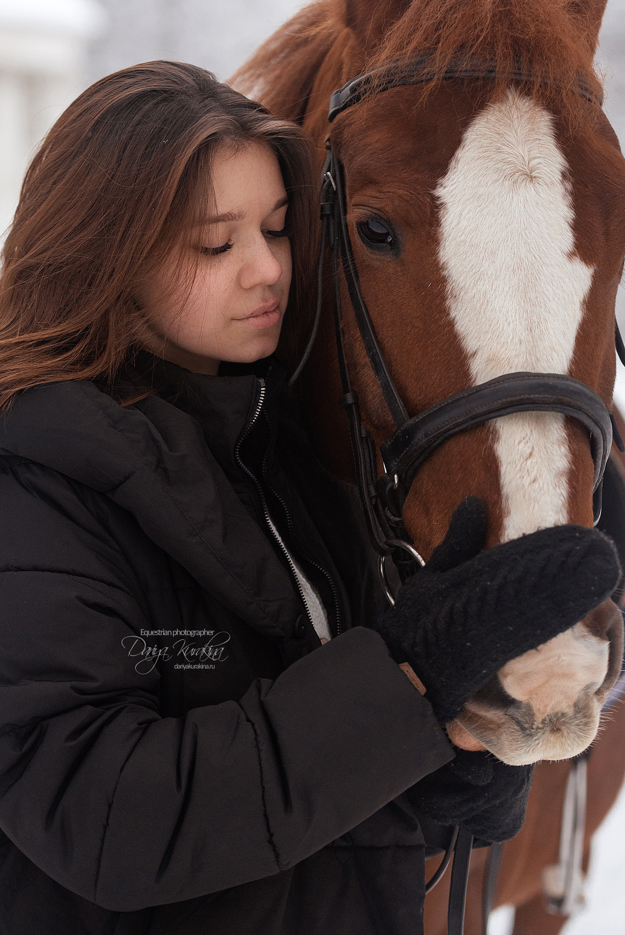 Юля и Атос. Конный фотограф Куракина Дарья • Фотосессии с лошадьми