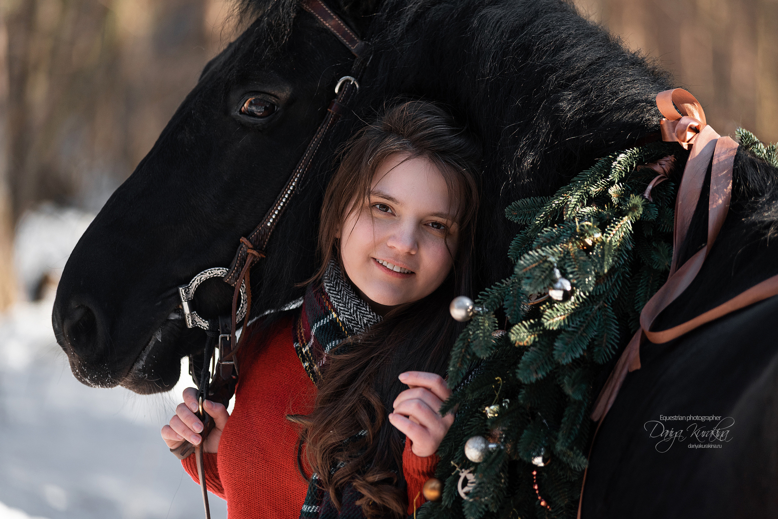Лера и Бейлис. Конный фотограф Куракина Дарья • Фотосессии с лошадьми