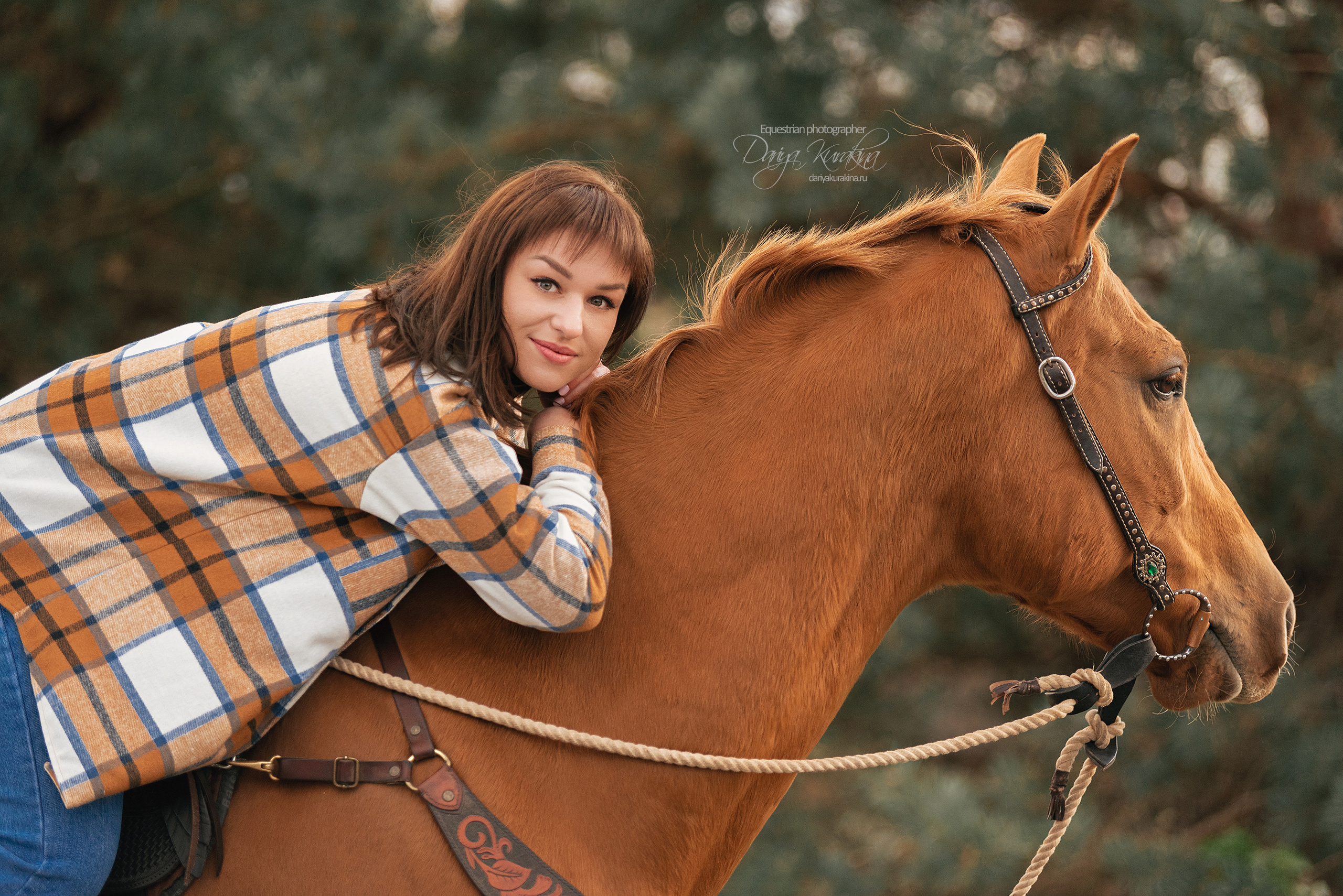 Юля, Маша и Барабан. Конный фотограф Куракина Дарья • Фотосессии с лошадьми