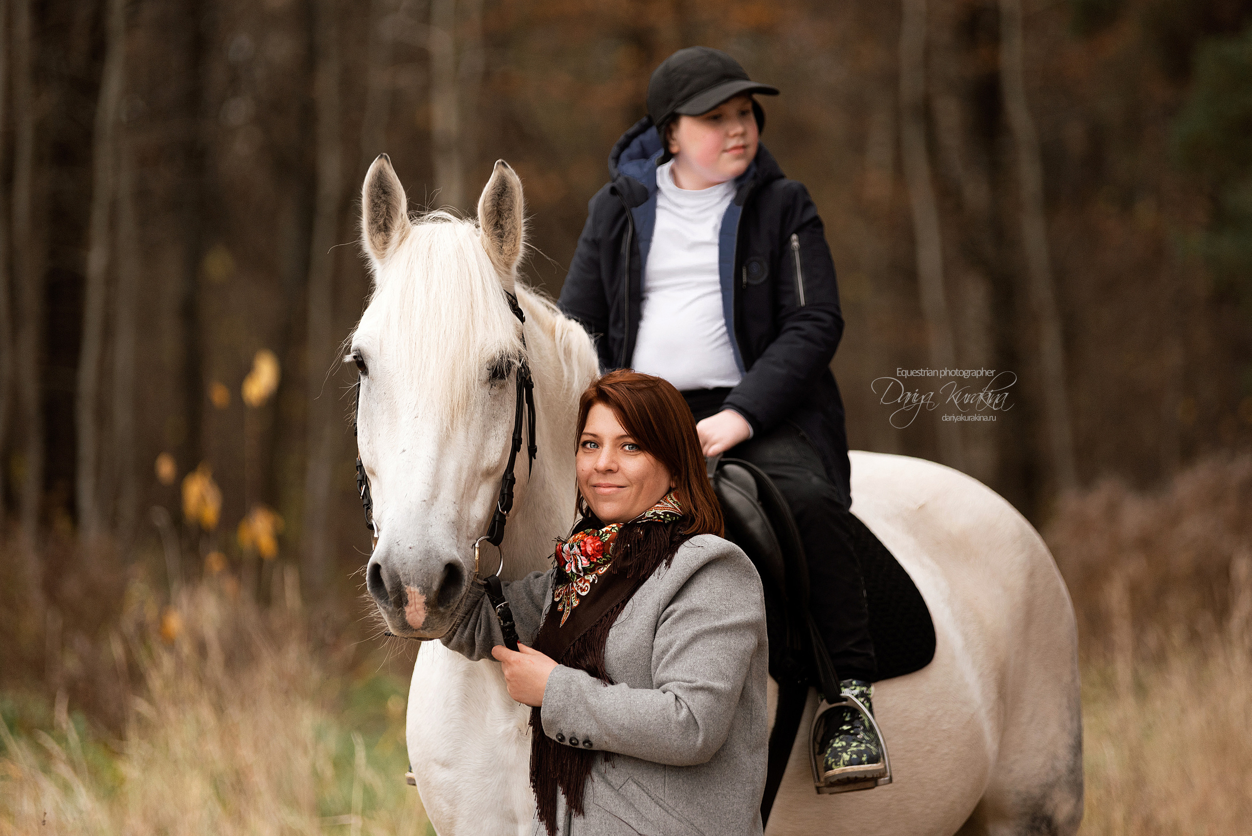 Таня, Артем и Люпин. Конный фотограф Куракина Дарья • Фотосессии с лошадьми