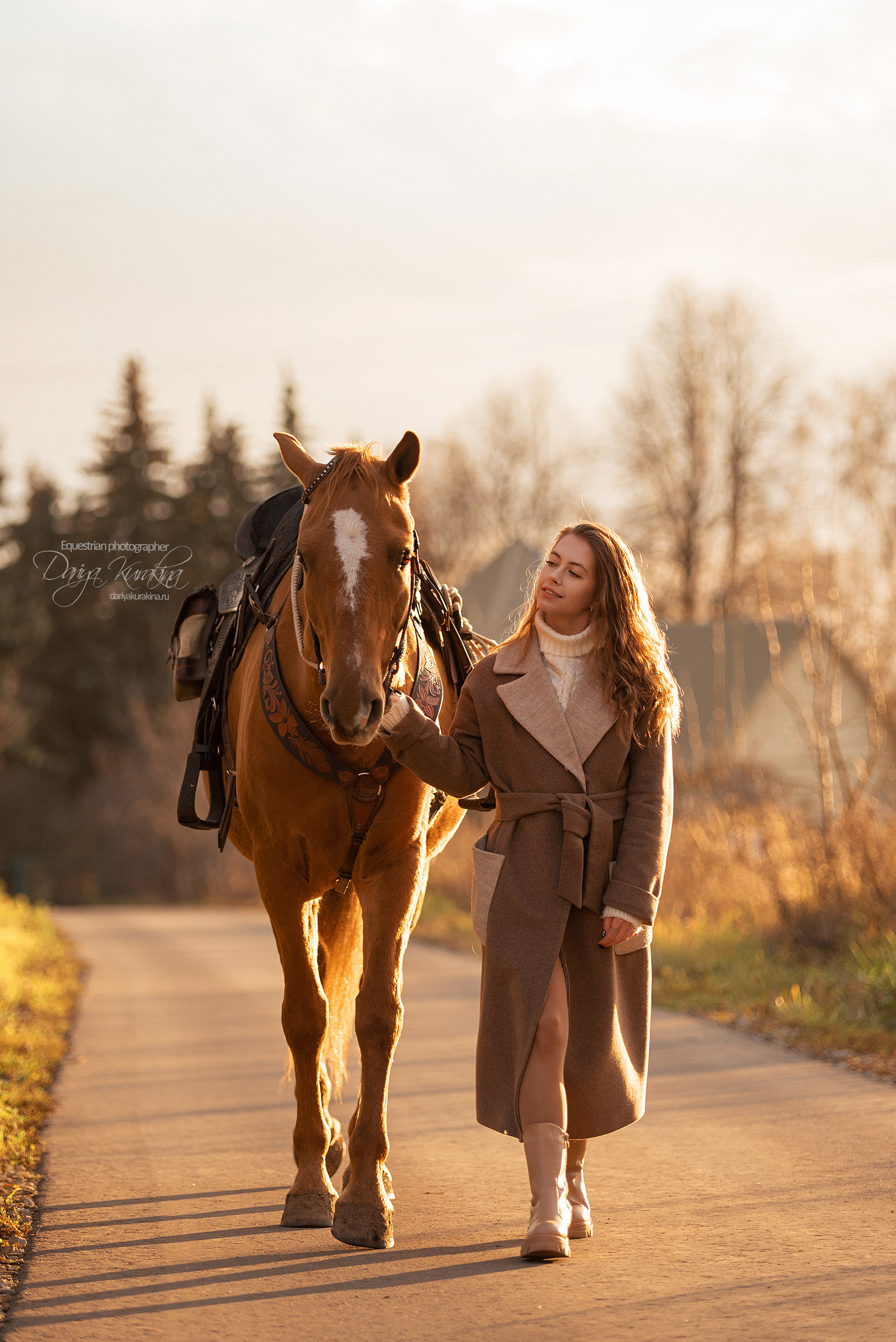 Юля, Маша и Барабан. Конный фотограф Куракина Дарья • Фотосессии с лошадьми