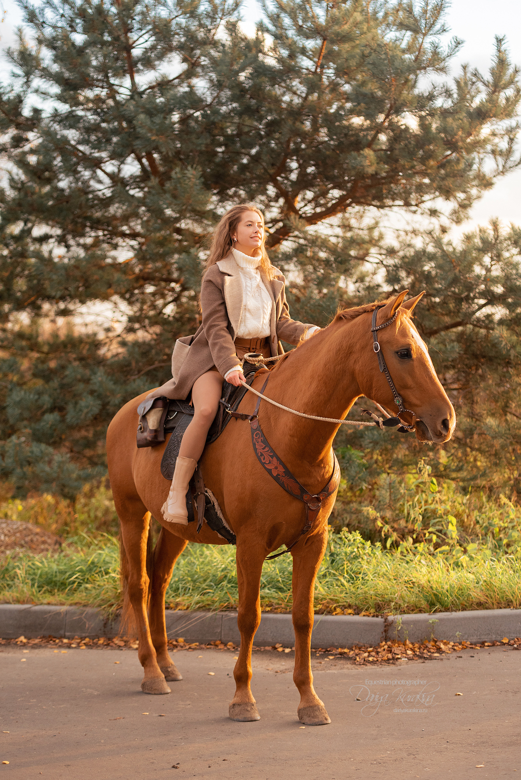 Юля, Маша и Барабан. Конный фотограф Куракина Дарья • Фотосессии с лошадьми