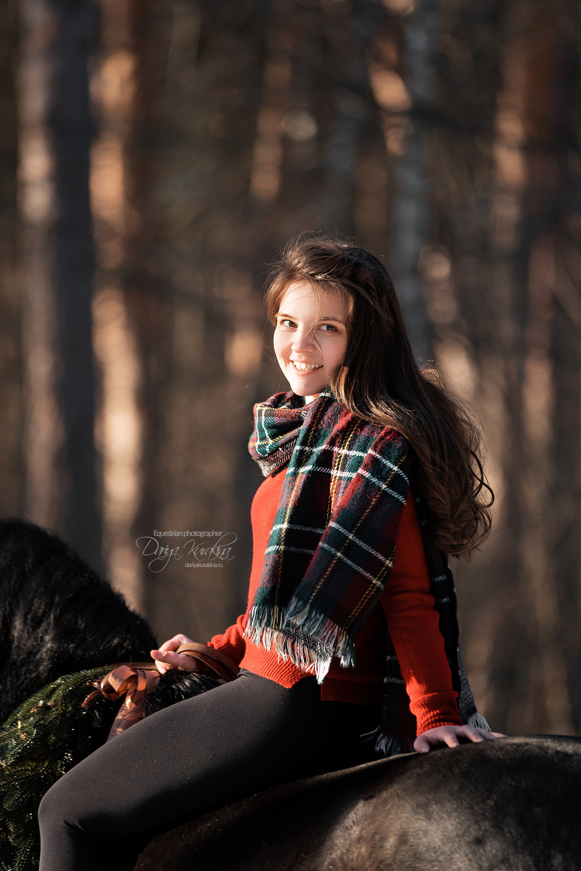 Лера и Бейлис. Конный фотограф Куракина Дарья • Фотосессии с лошадьми