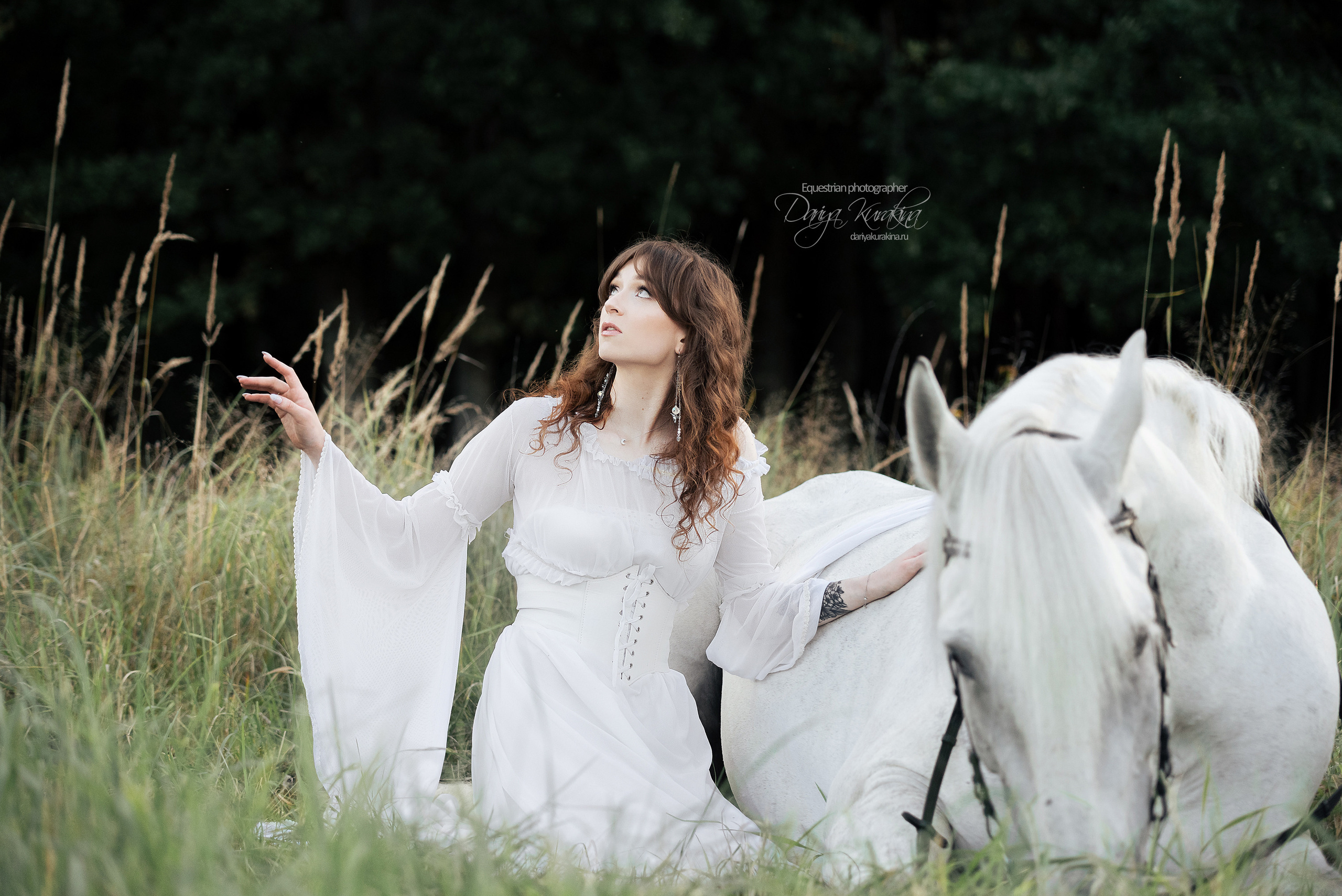 Лера и Люпин. Конный фотограф Куракина Дарья • Фотосессии с лошадьми