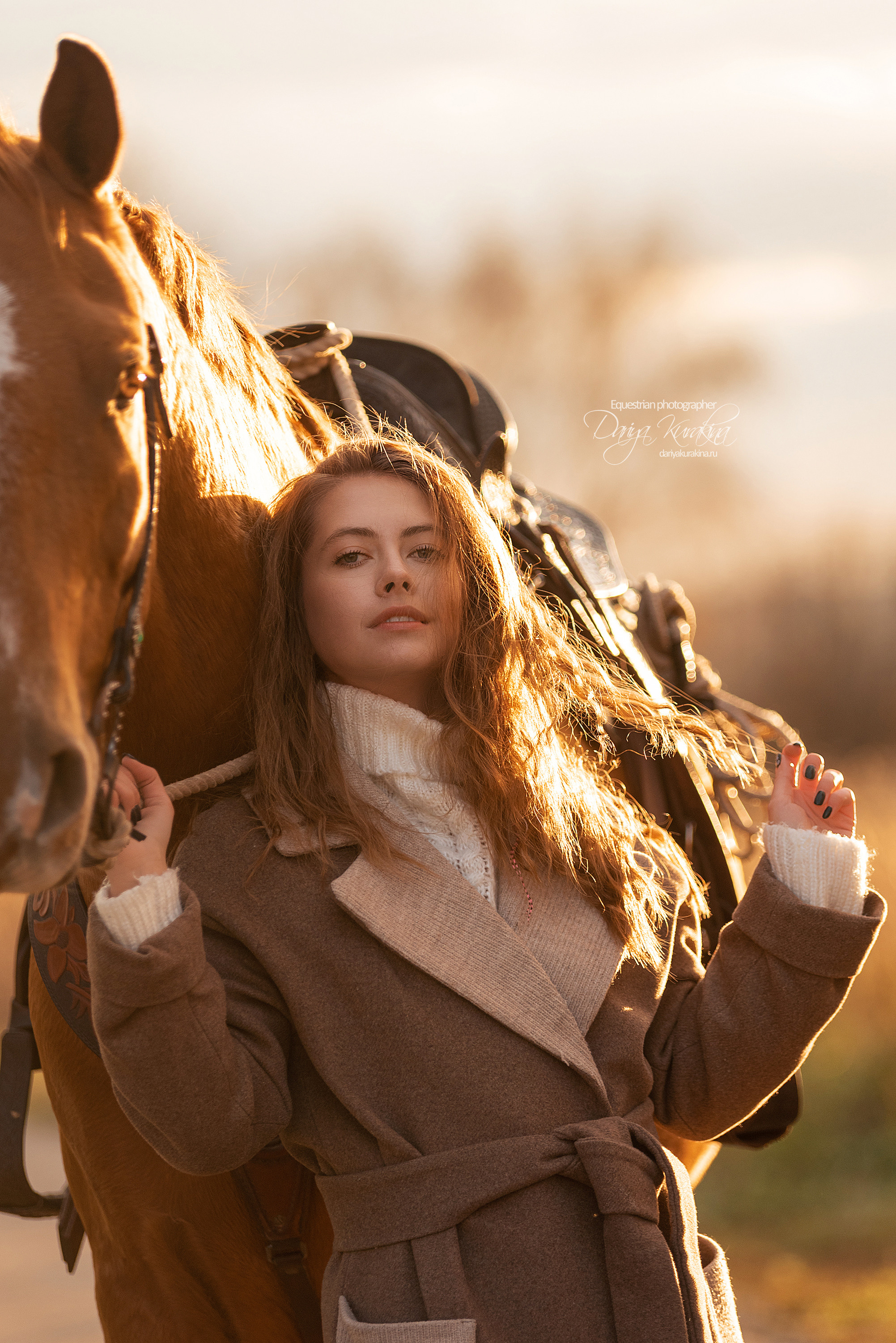 Юля, Маша и Барабан. Конный фотограф Куракина Дарья • Фотосессии с лошадьми