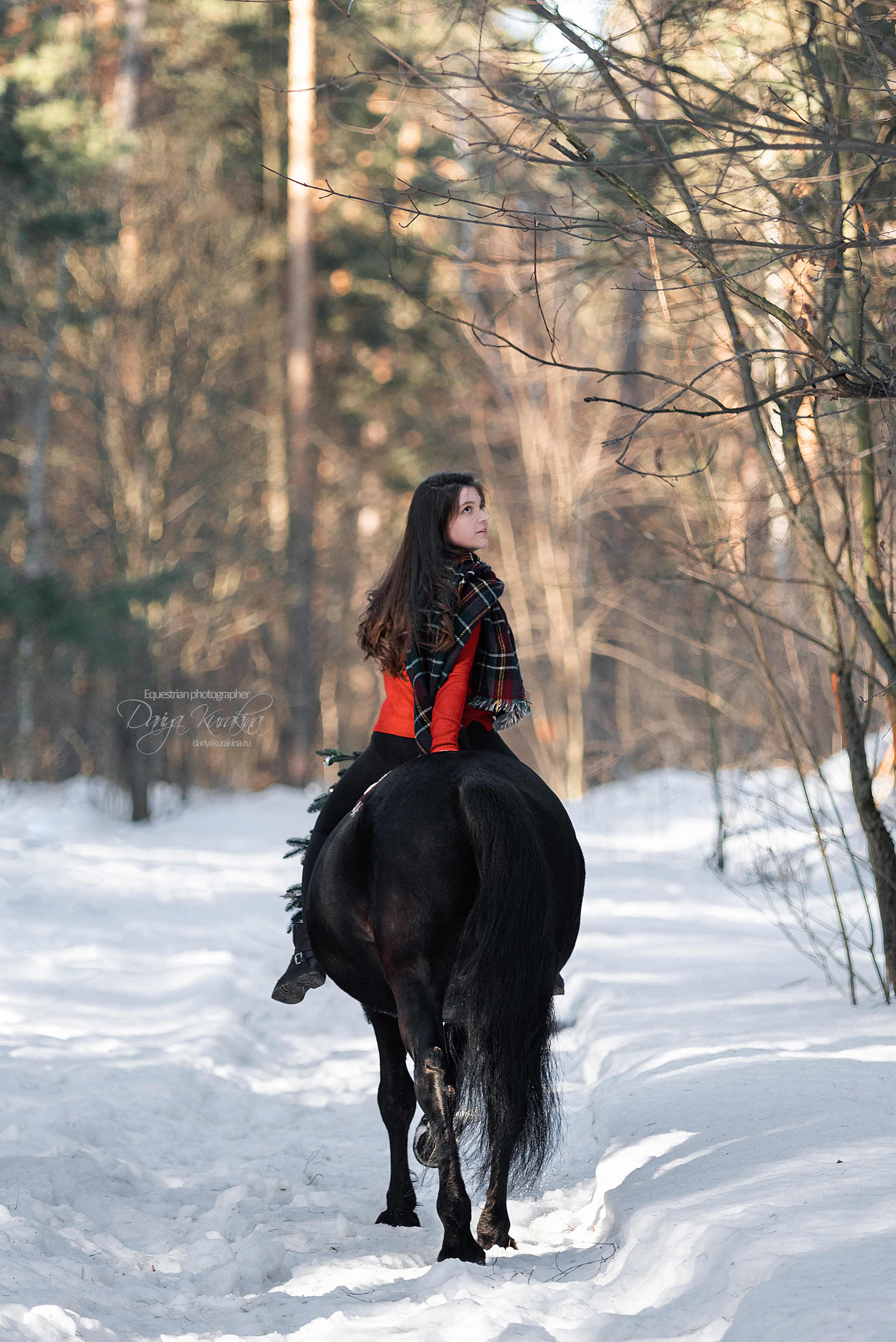 Лера и Бейлис. Конный фотограф Куракина Дарья • Фотосессии с лошадьми