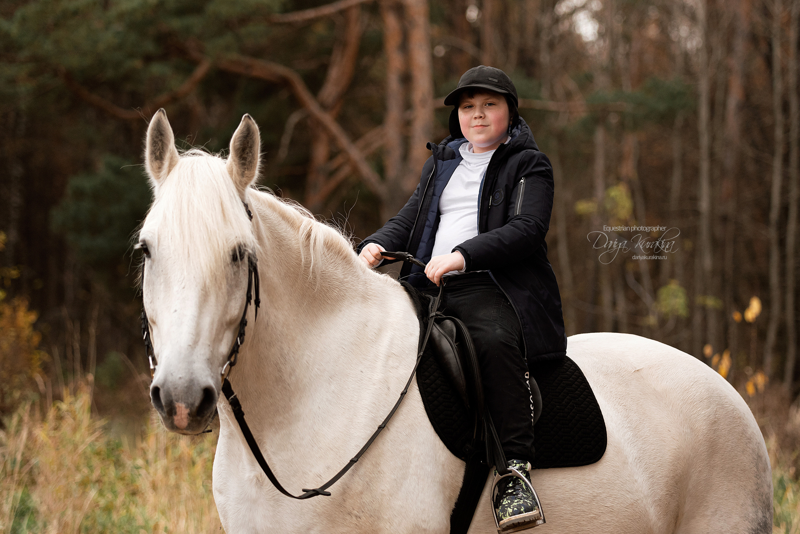 Таня, Артем и Люпин. Конный фотограф Куракина Дарья • Фотосессии с лошадьми
