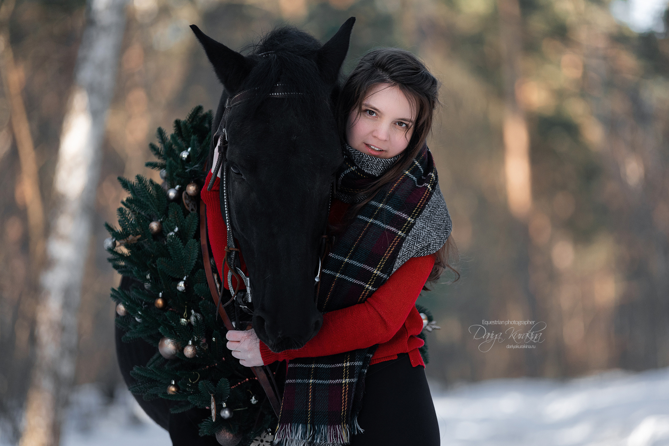 Лера и Бейлис. Конный фотограф Куракина Дарья • Фотосессии с лошадьми