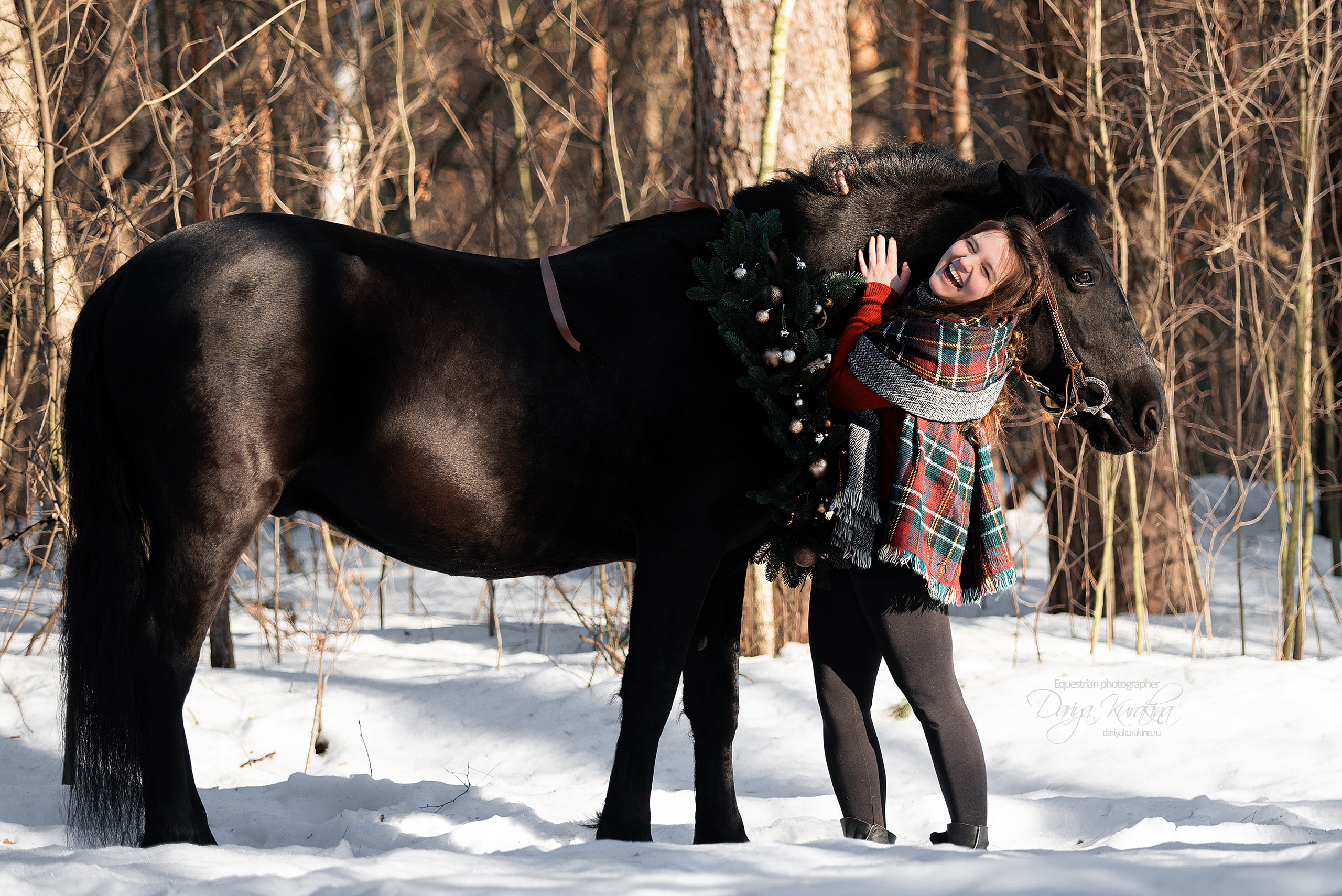 Лера и Бейлис. Конный фотограф Куракина Дарья • Фотосессии с лошадьми