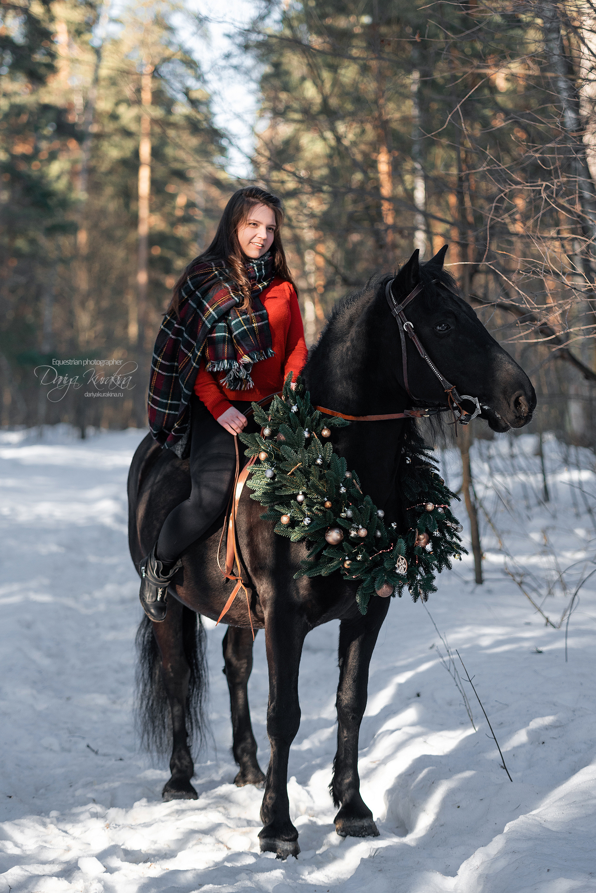 Лера и Бейлис. Конный фотограф Куракина Дарья • Фотосессии с лошадьми