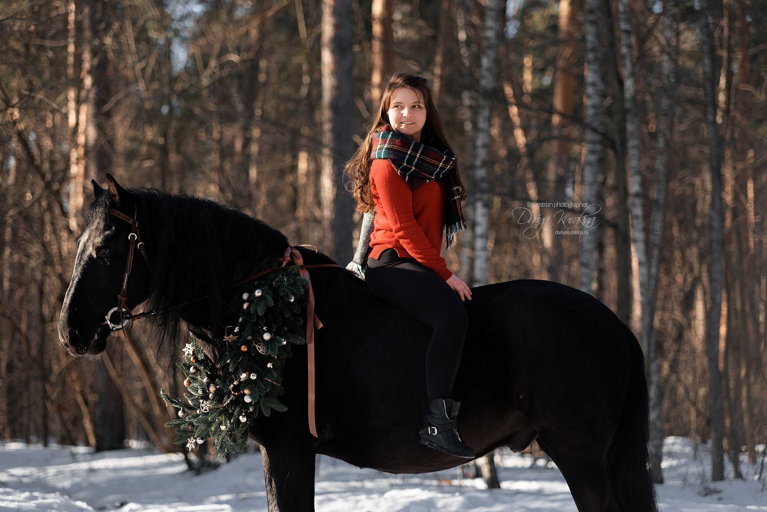 Лера и Бейлис. Конный фотограф Куракина Дарья • Фотосессии с лошадьми