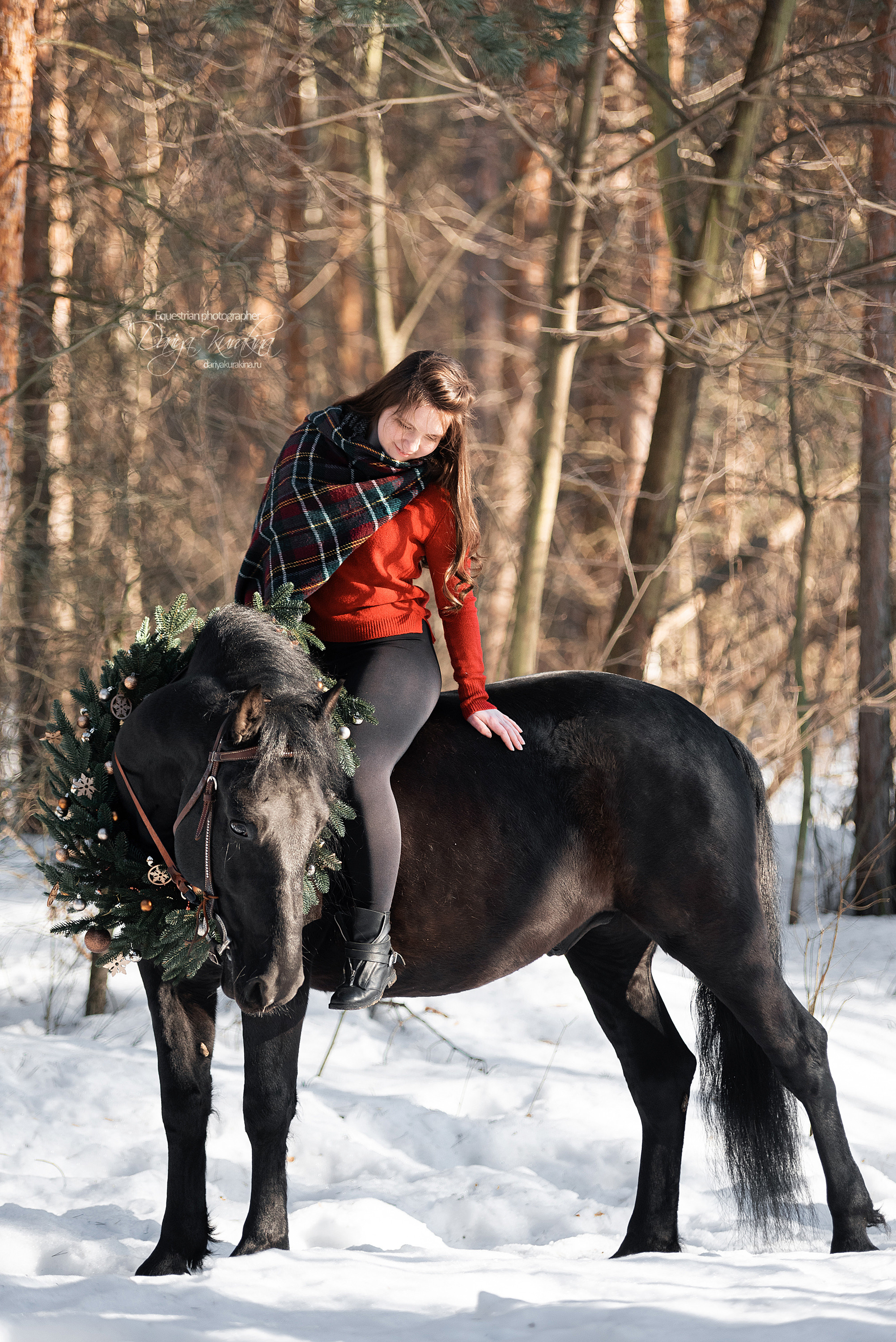 Лера и Бейлис. Конный фотограф Куракина Дарья • Фотосессии с лошадьми