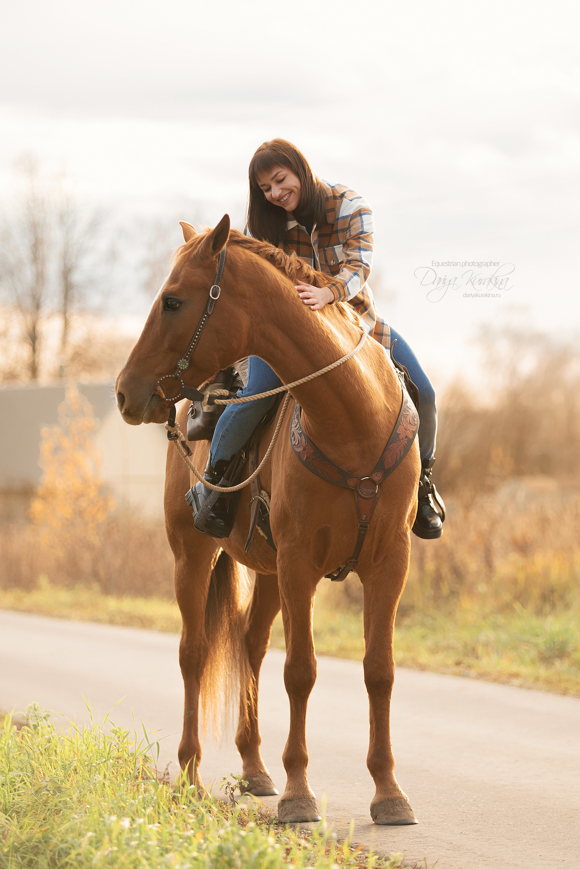 Юля, Маша и Барабан. Конный фотограф Куракина Дарья • Фотосессии с лошадьми