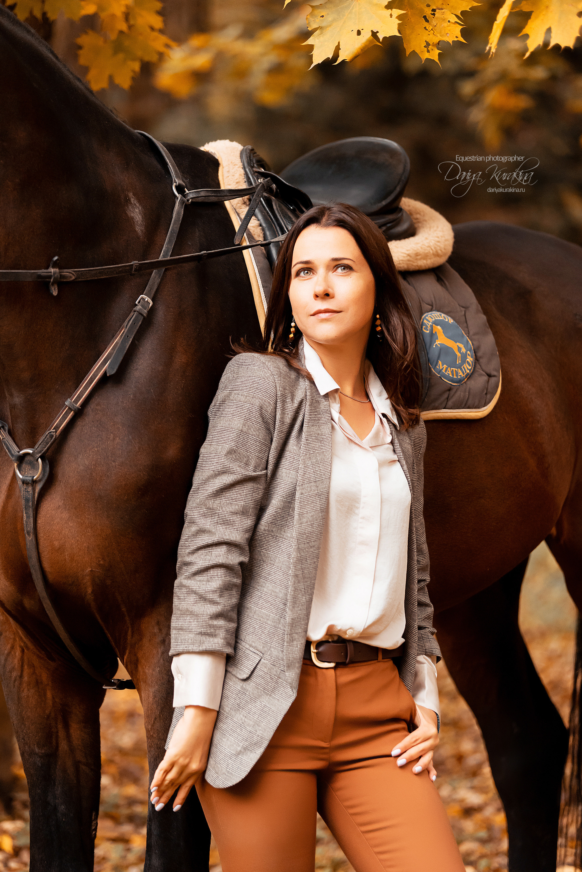 Юля и Максимус. Конный фотограф Куракина Дарья • Фотосессии с лошадьми