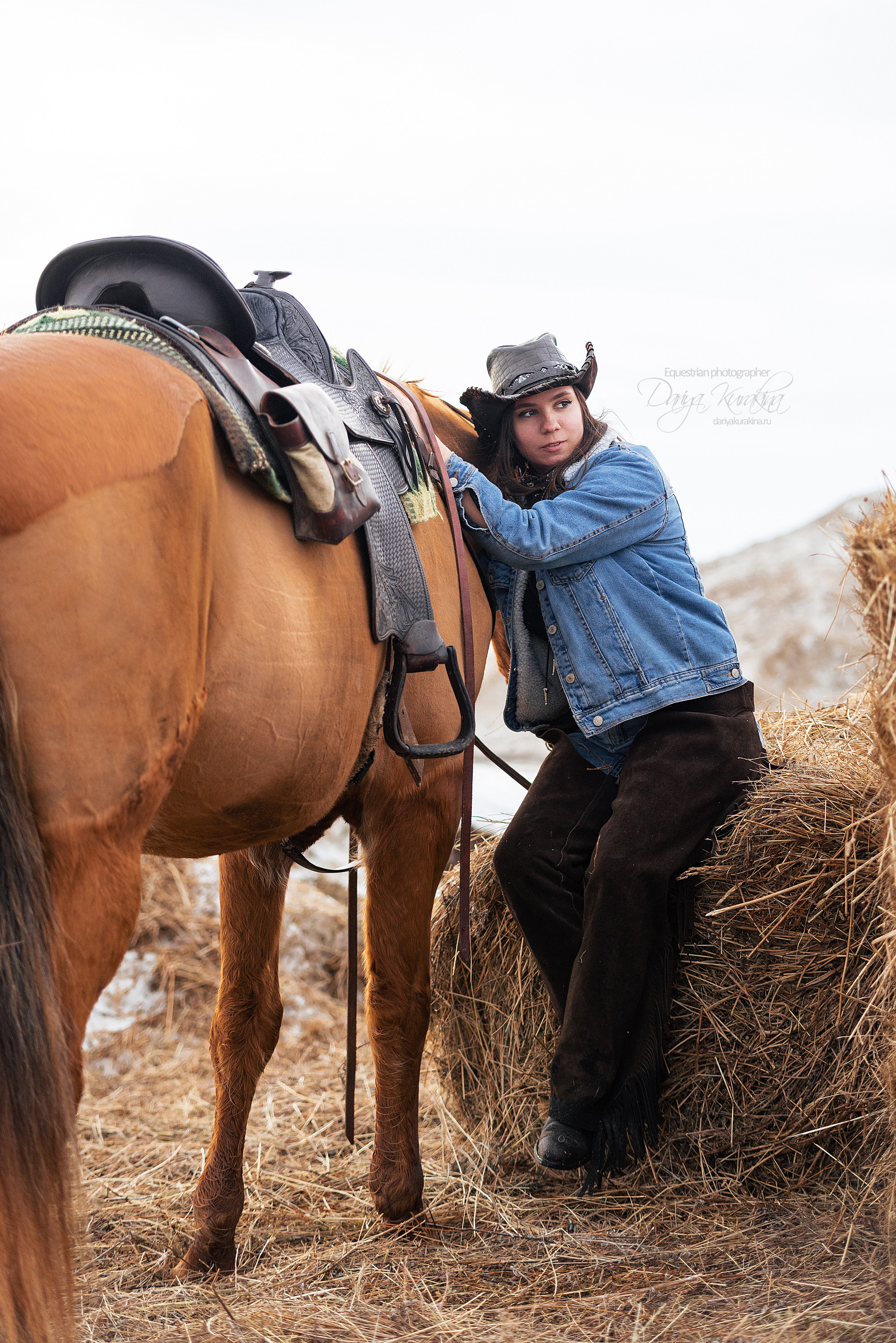 Таня и Барабан. Конный фотограф Куракина Дарья • Фотосессии с лошадьми