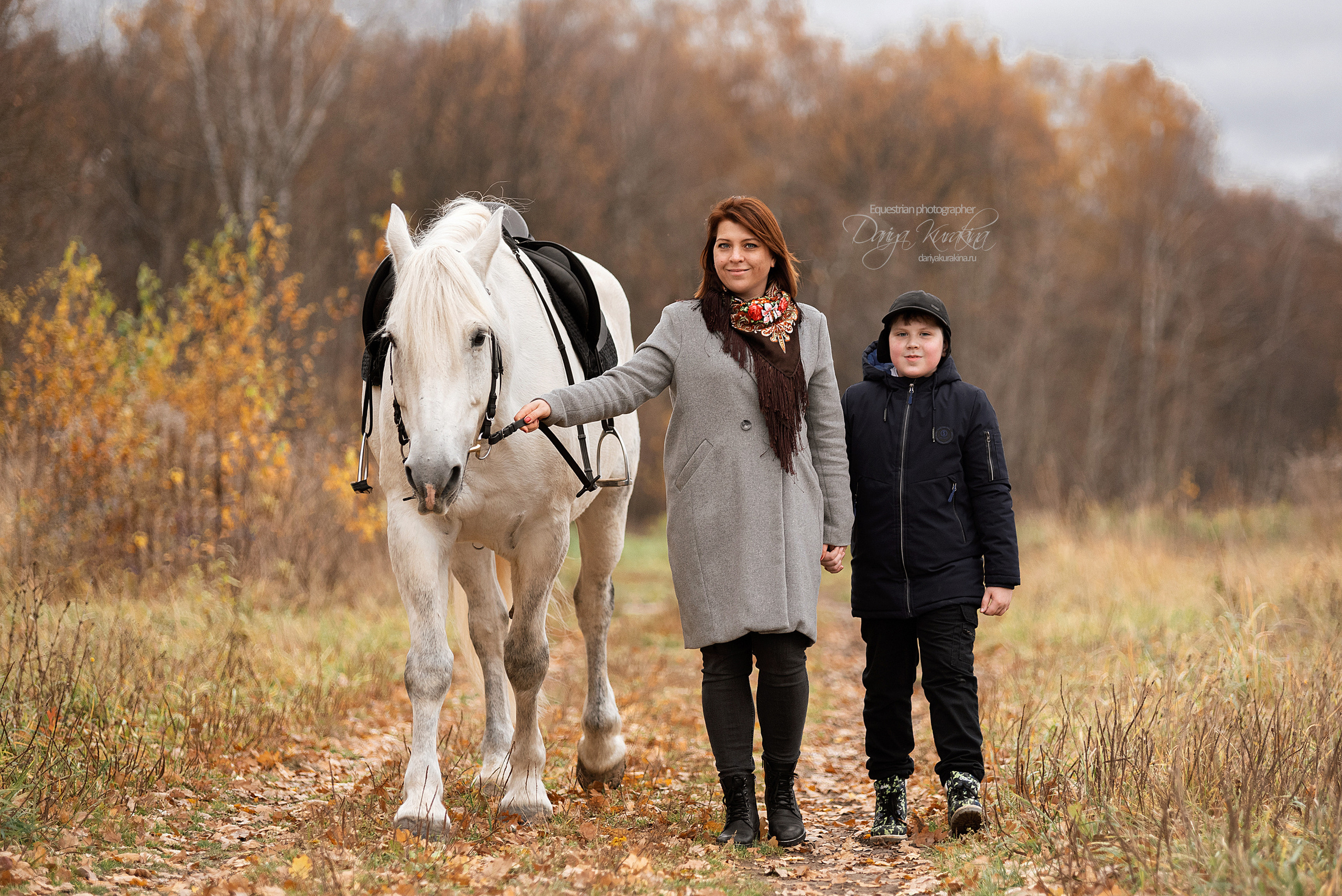 Таня, Артем и Люпин. Конный фотограф Куракина Дарья • Фотосессии с лошадьми