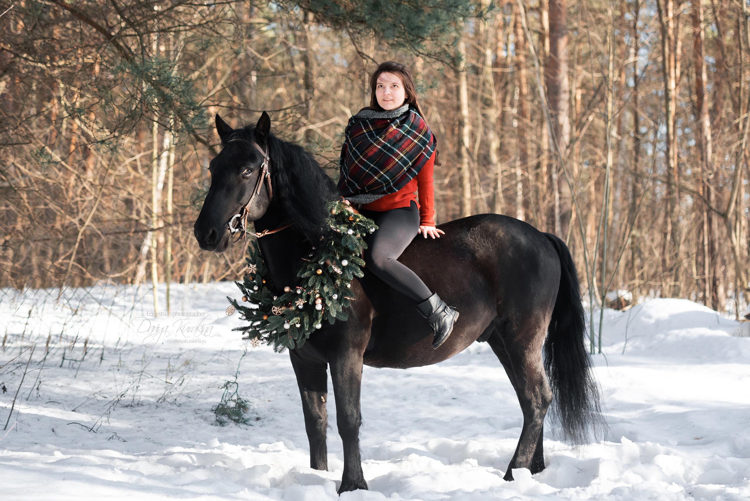 Лера и Бейлис. Конный фотограф Куракина Дарья • Фотосессии с лошадьми