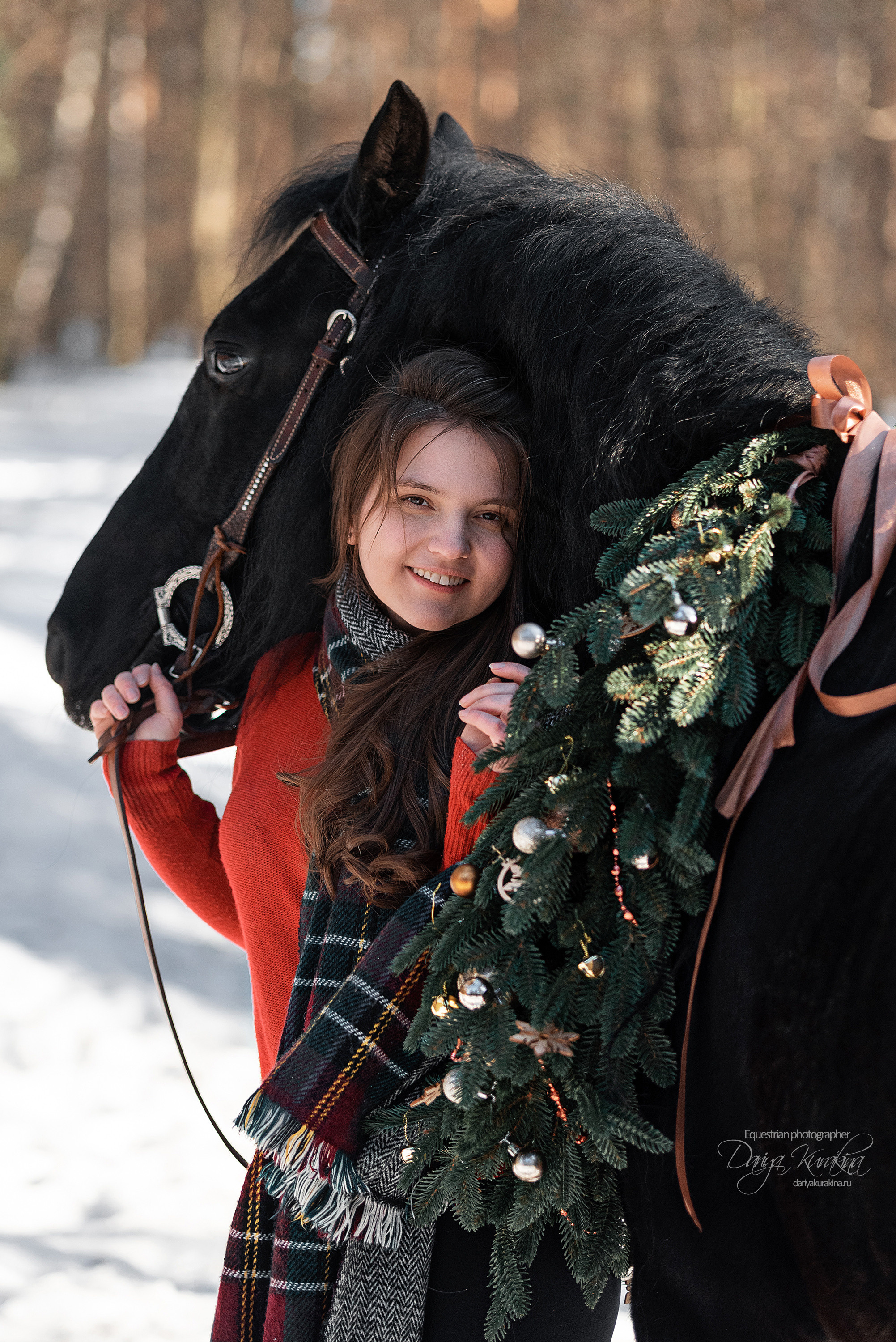 Лера и Бейлис. Конный фотограф Куракина Дарья • Фотосессии с лошадьми