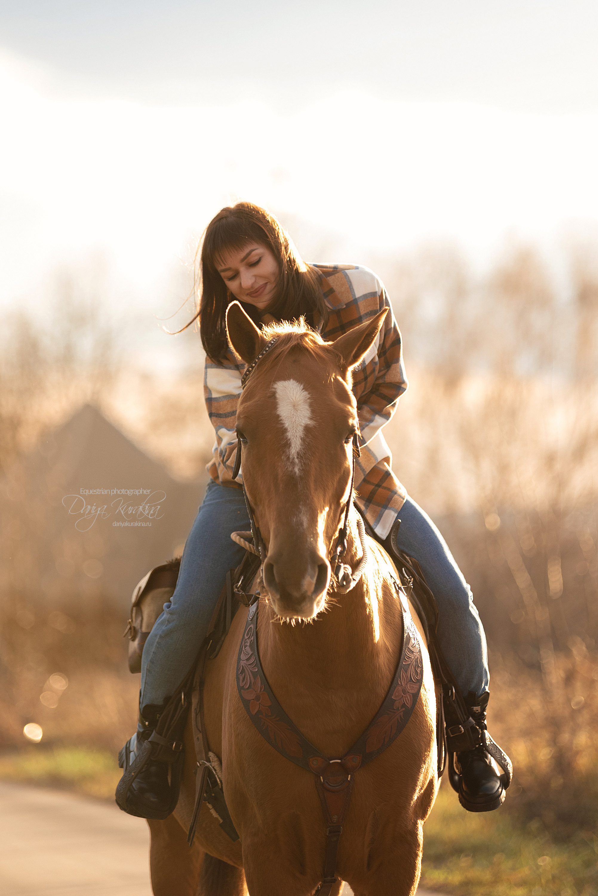 Юля, Маша и Барабан. Конный фотограф Куракина Дарья • Фотосессии с лошадьми